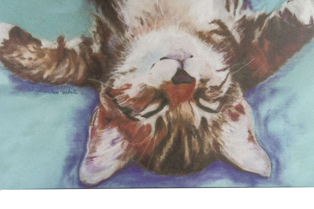 After Pat Saunders White Giclee Titled "Little Napper"