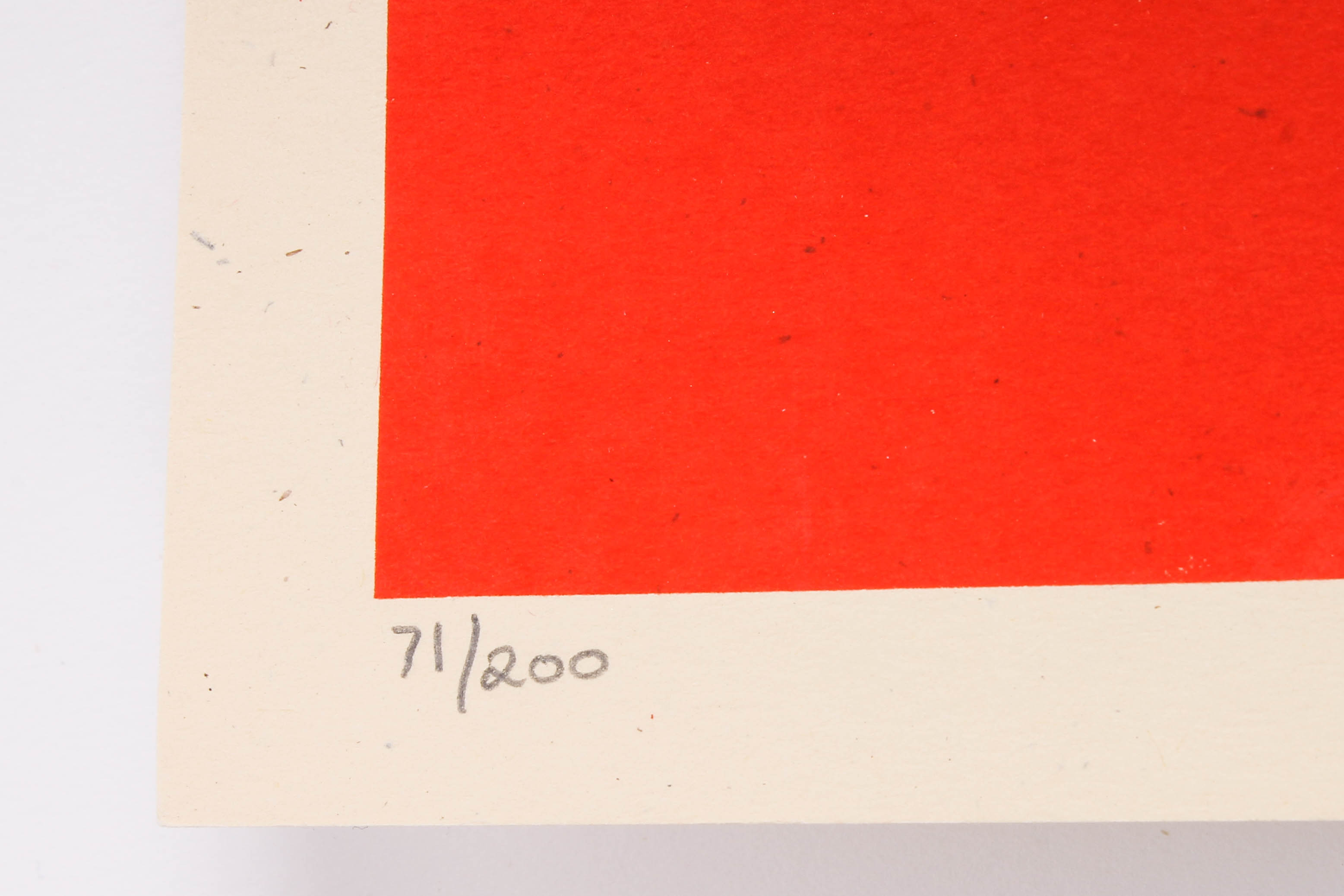 Shepard Fairey Serigraph "Decoding Disinformation (Red)"