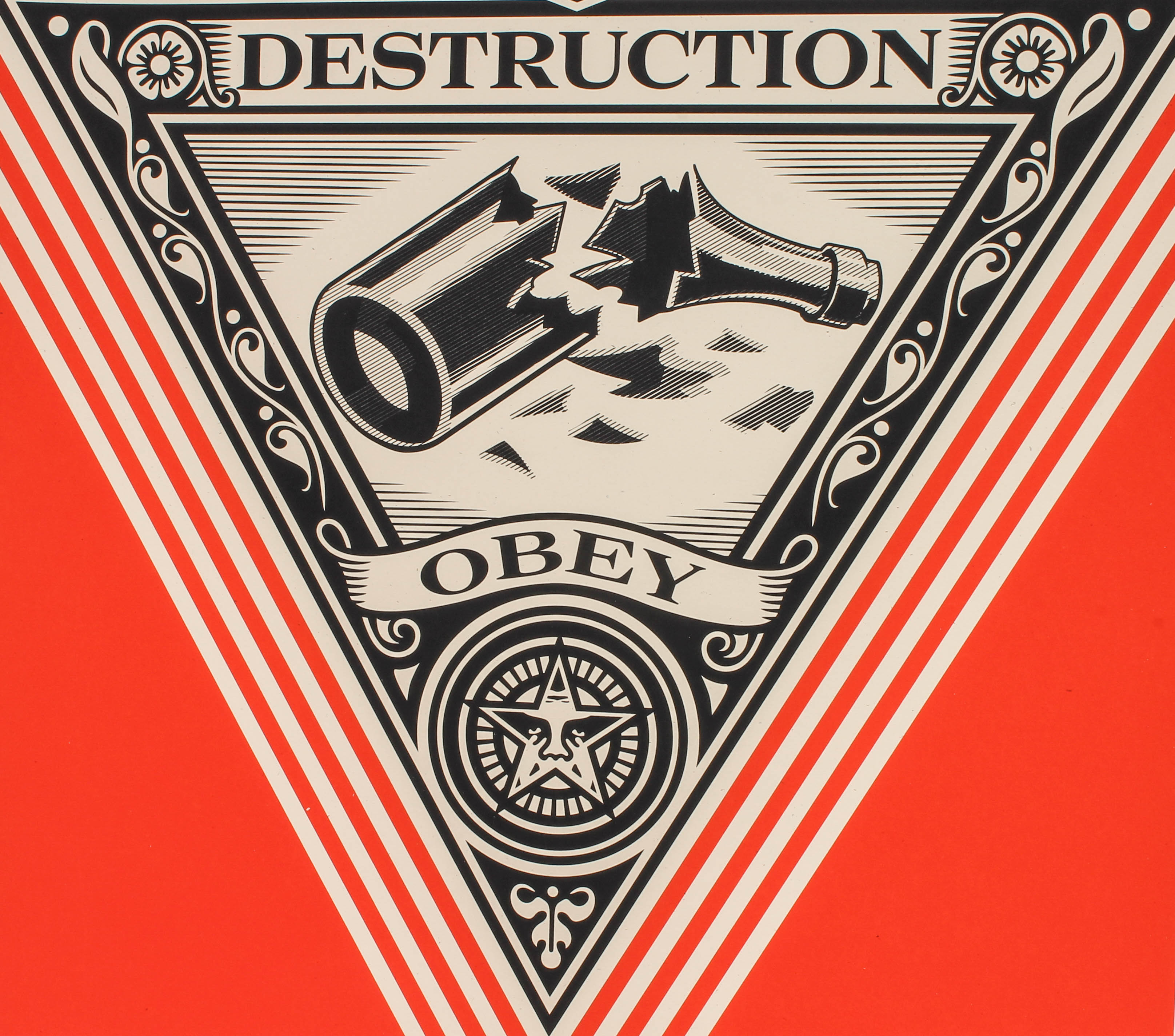 Shepard Fairey Serigraph "The Society for the Preservation of Destruction"