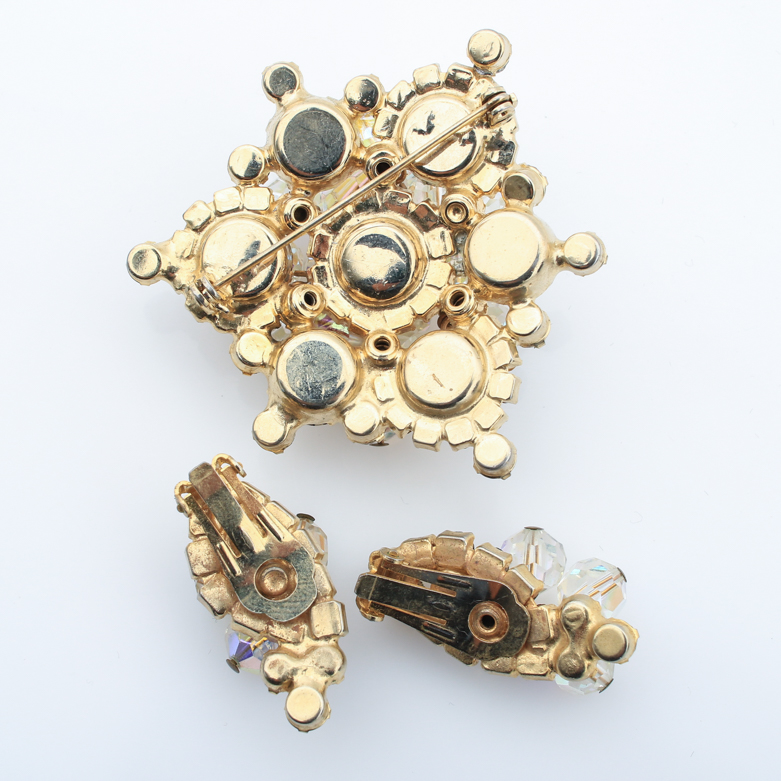 Vintage Rhinestone Costume Jewelry Including Weiss