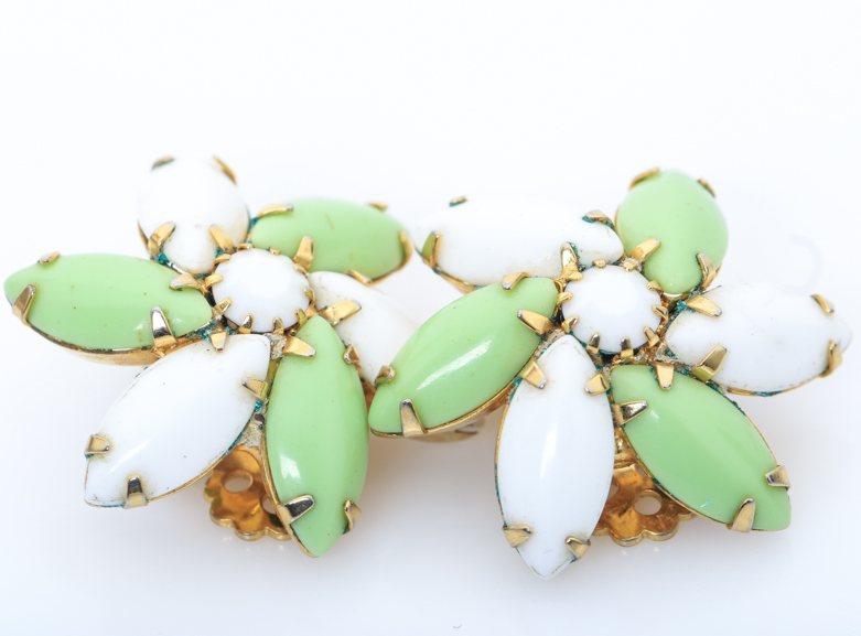 Vintage Rhinestone Costume Jewelry Including Weiss