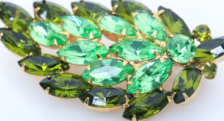 Vintage Rhinestone Costume Jewelry Including Weiss