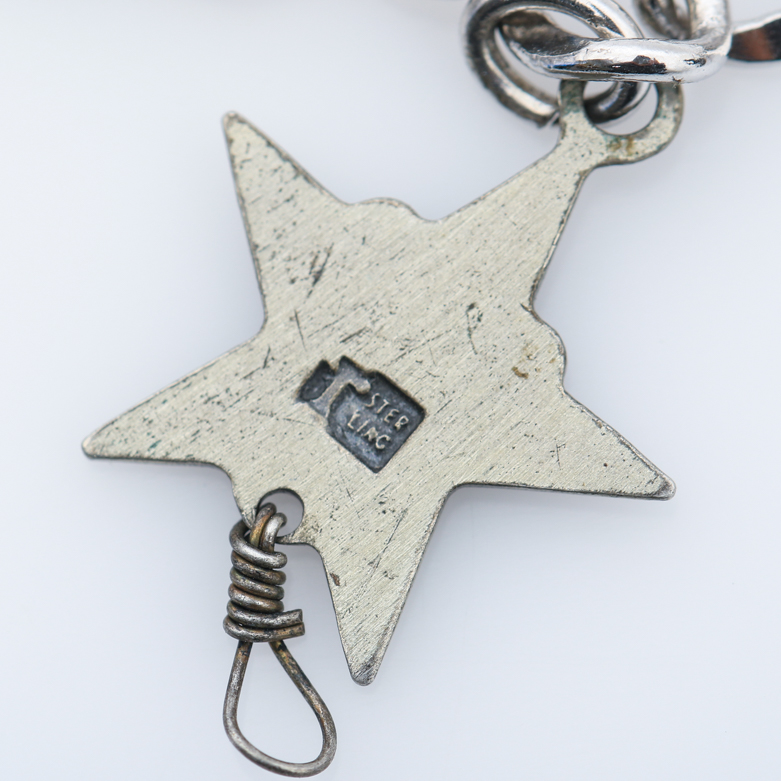 Assortment of Sterling Silver Charm Bracelets