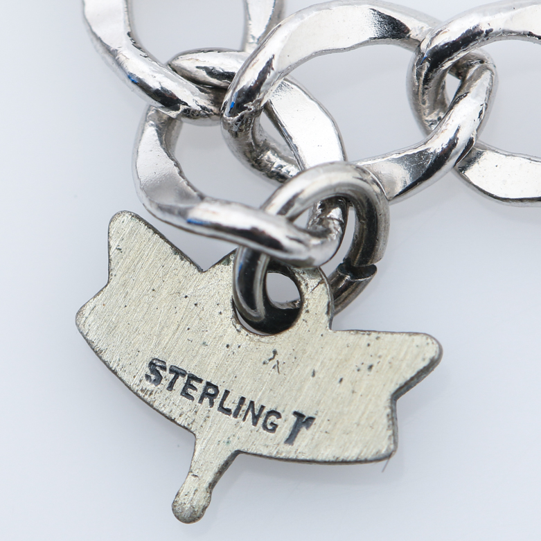 Assortment of Sterling Silver Charm Bracelets