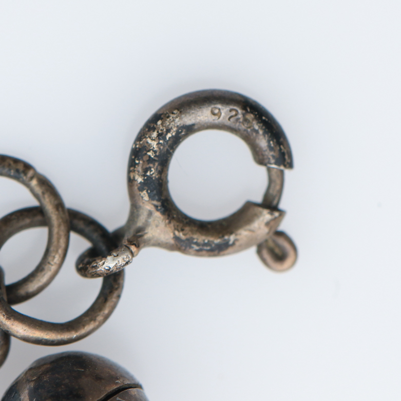 Assortment of Sterling Silver Charm Bracelets