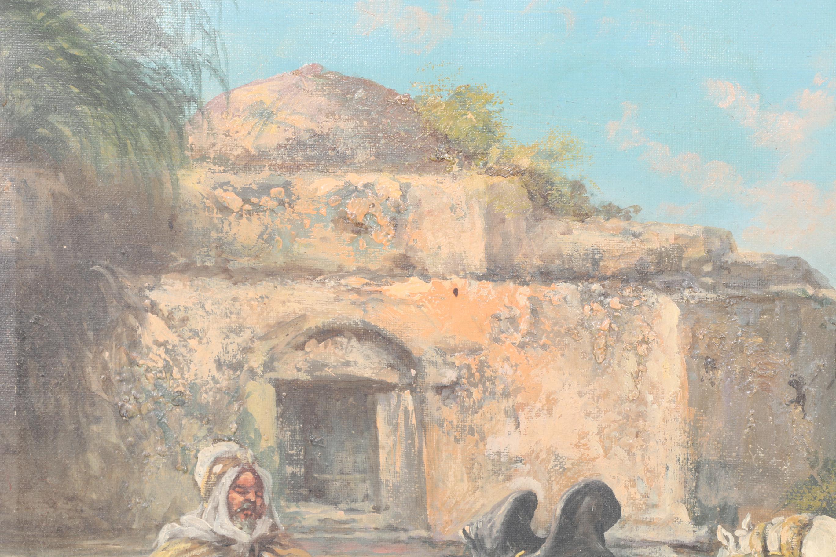 Ugo Mario Original Oil on Canvas "Pursuit of Tartars"