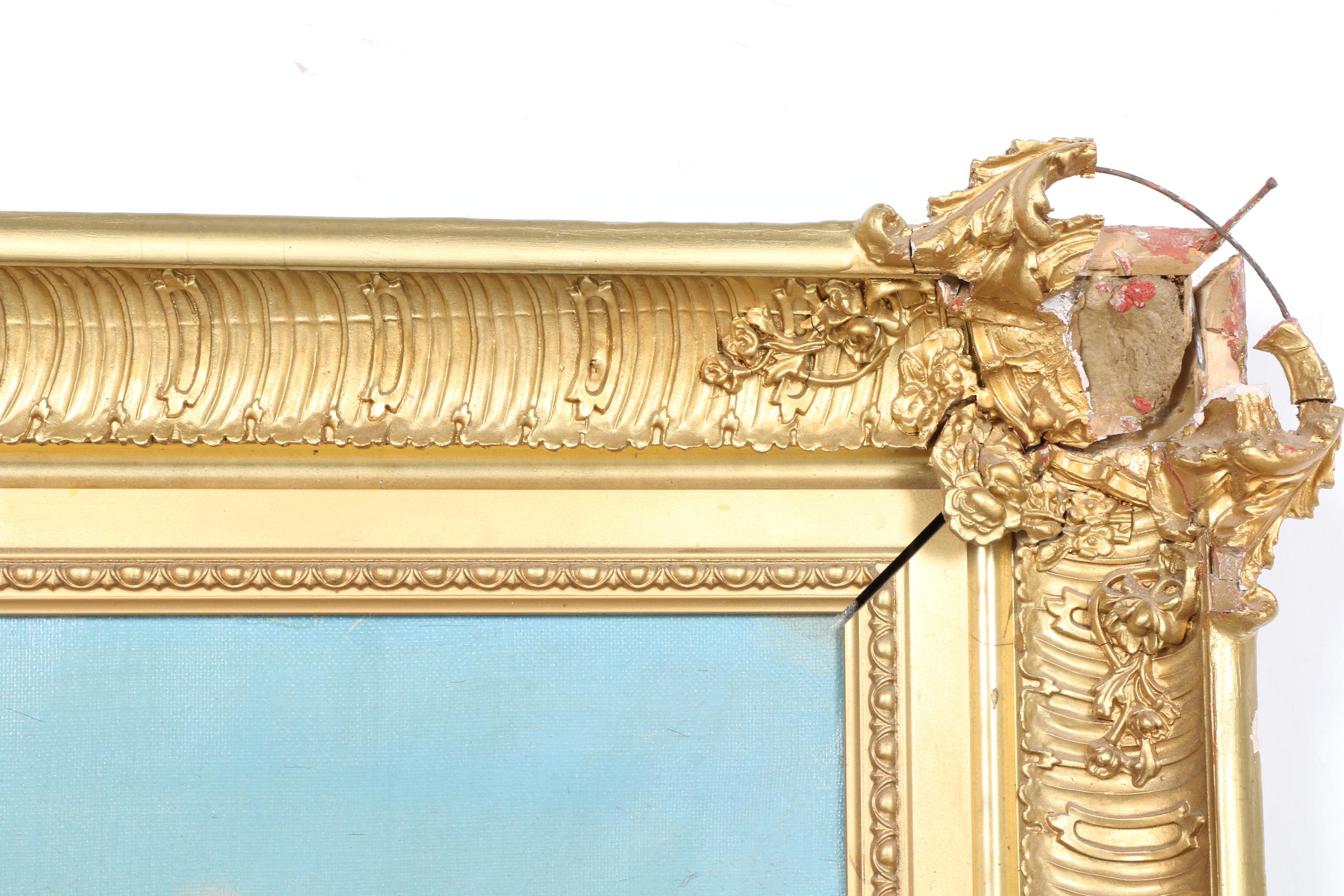 Ugo Mario Original Oil on Canvas "Pursuit of Tartars"