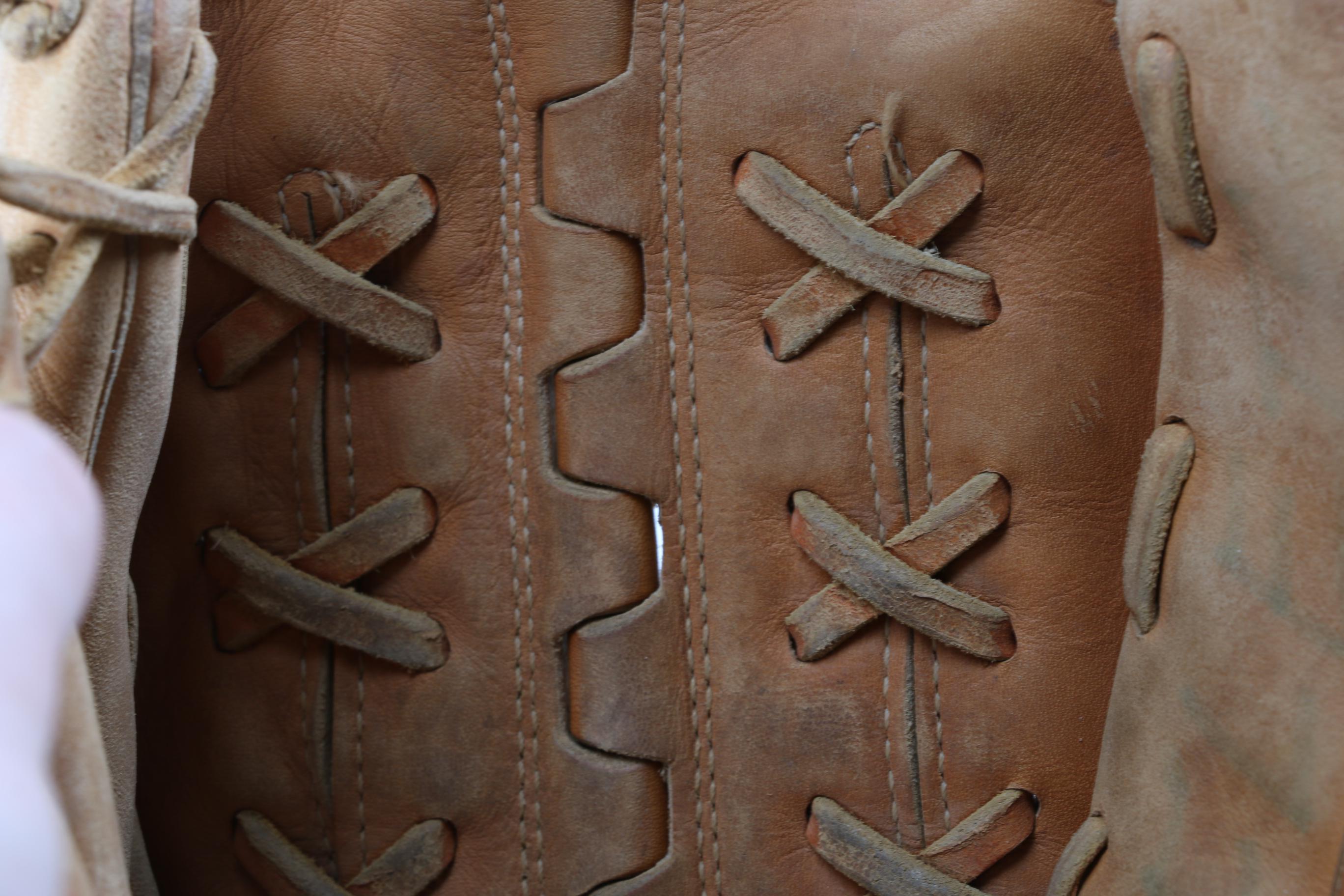Vintage Wilson Left-Handed Baseball Gloves