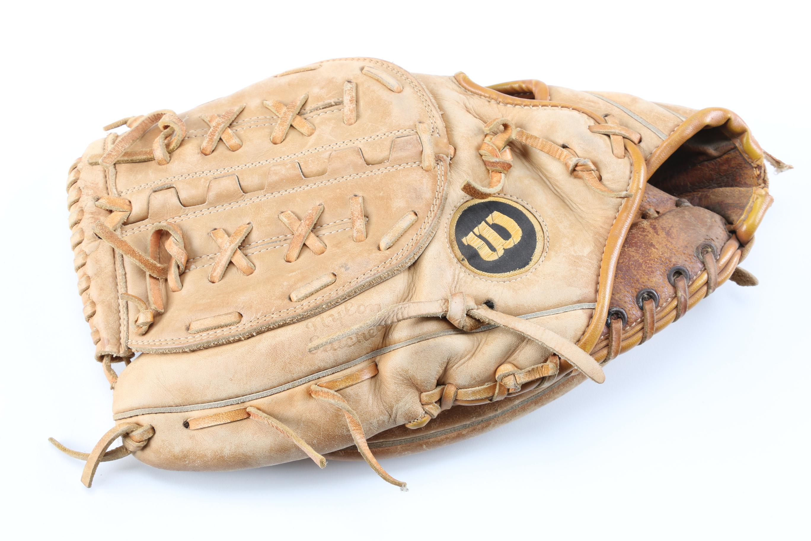Vintage Wilson Left-Handed Baseball Gloves