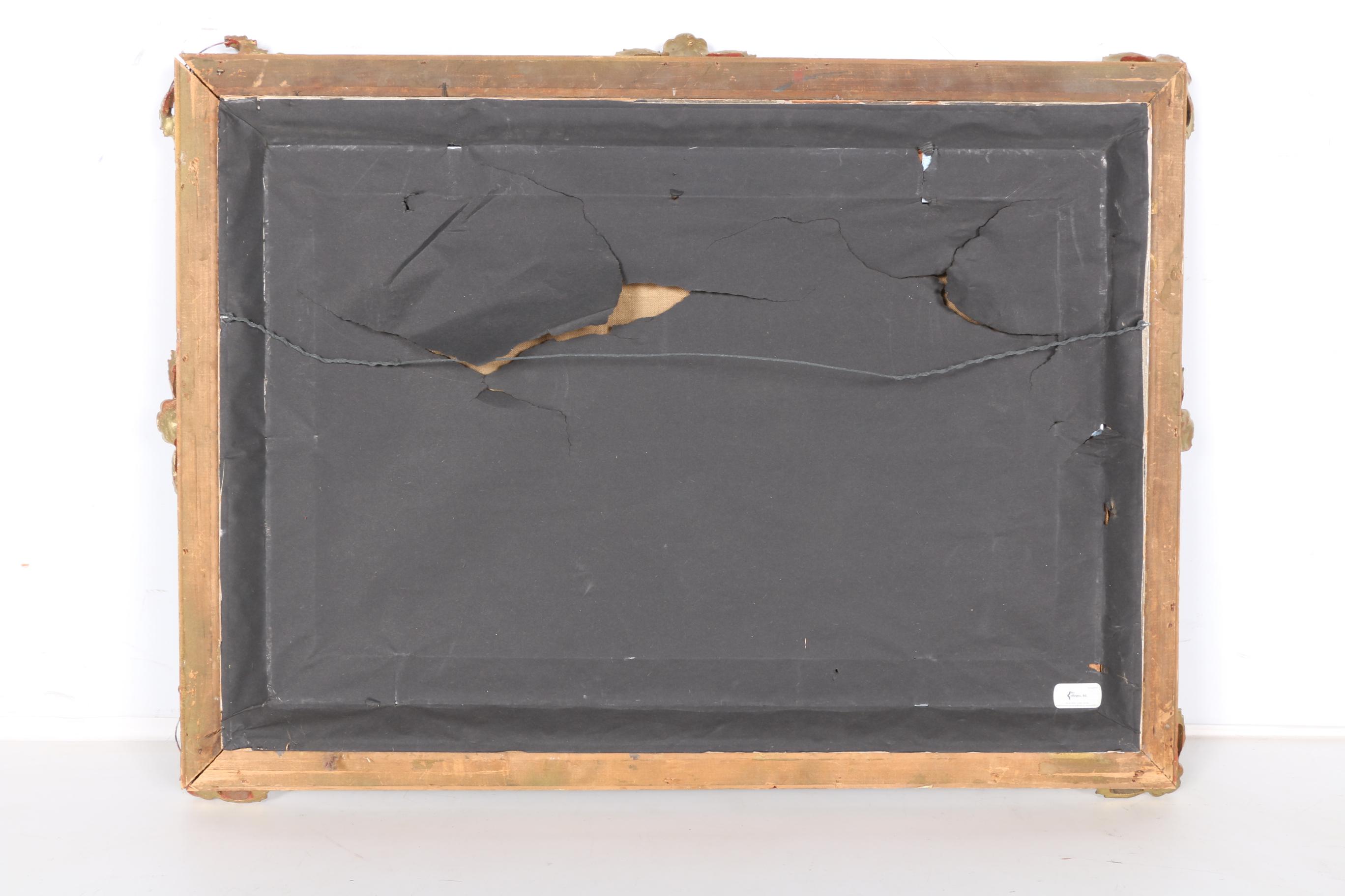 Ugo Mario Original Oil on Canvas "Pursuit of Tartars"