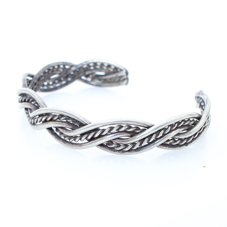 Assortment of Sterling Silver Bracelets