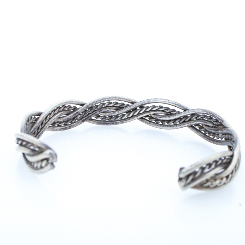 Assortment of Sterling Silver Bracelets