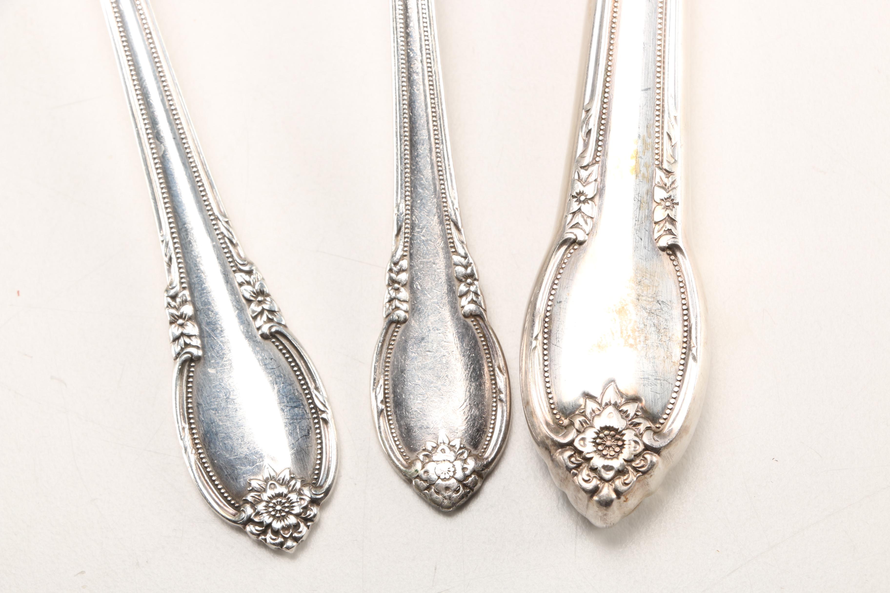 1847 Rogers Bros "Remembrance" Silver Plate Flatware