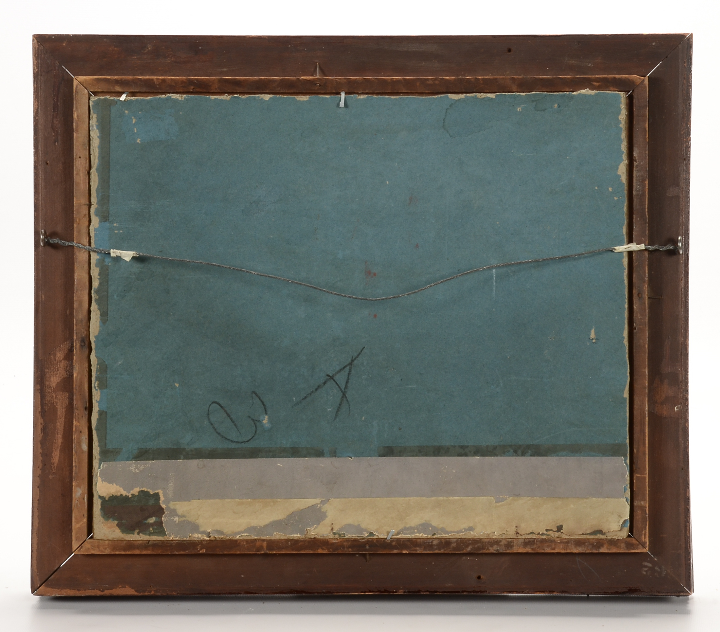 W. Woodward Original Tonalist Oil Landscape on Composite Board