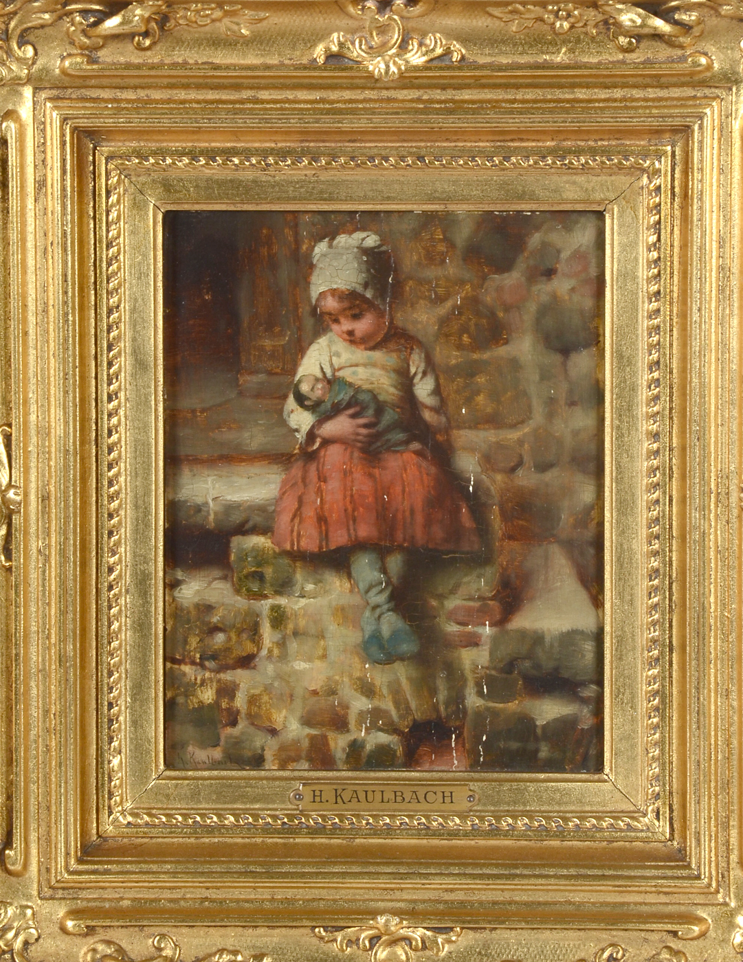 Hermann Kaulbach Original Oil Painting on Board