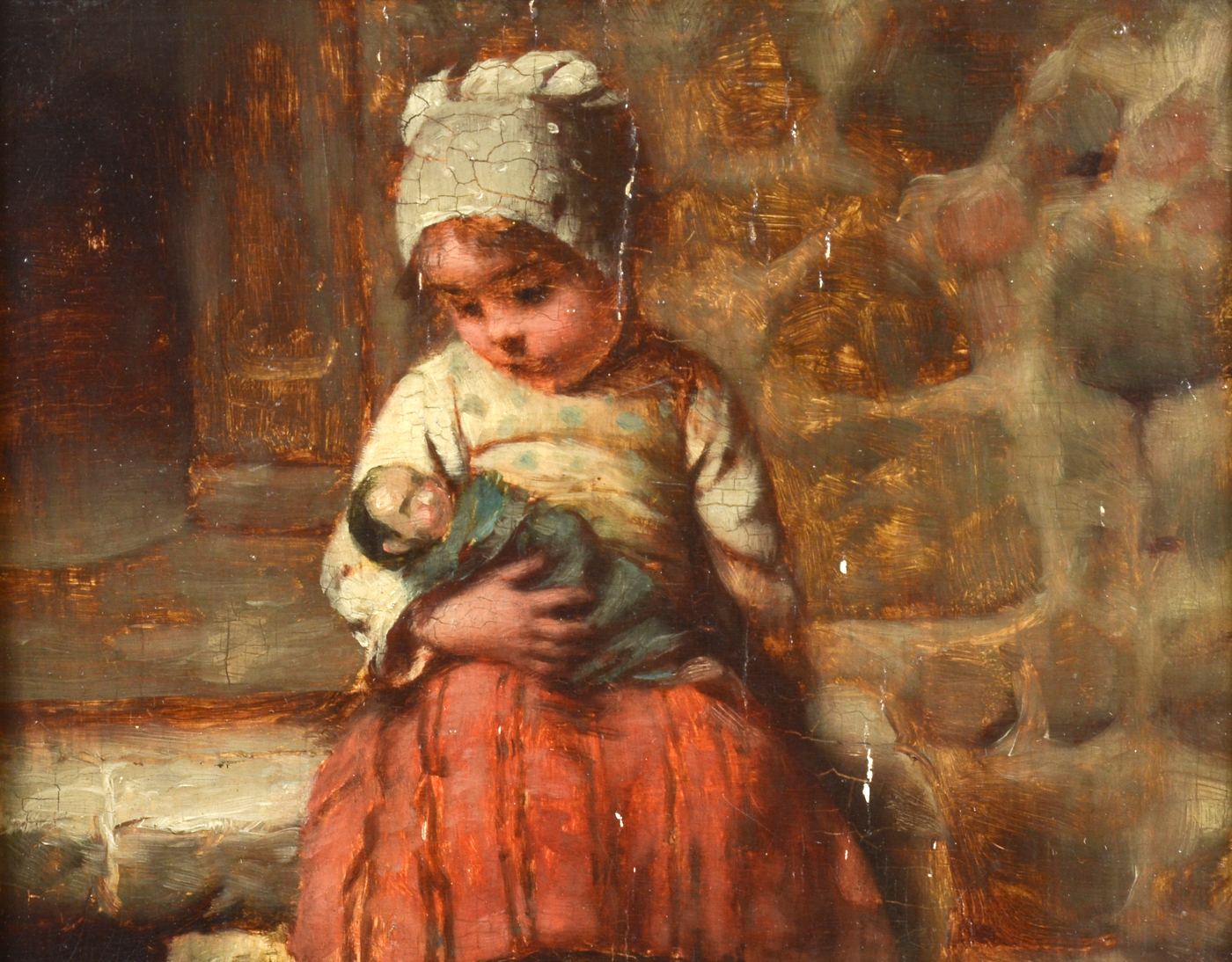 Hermann Kaulbach Original Oil Painting on Board