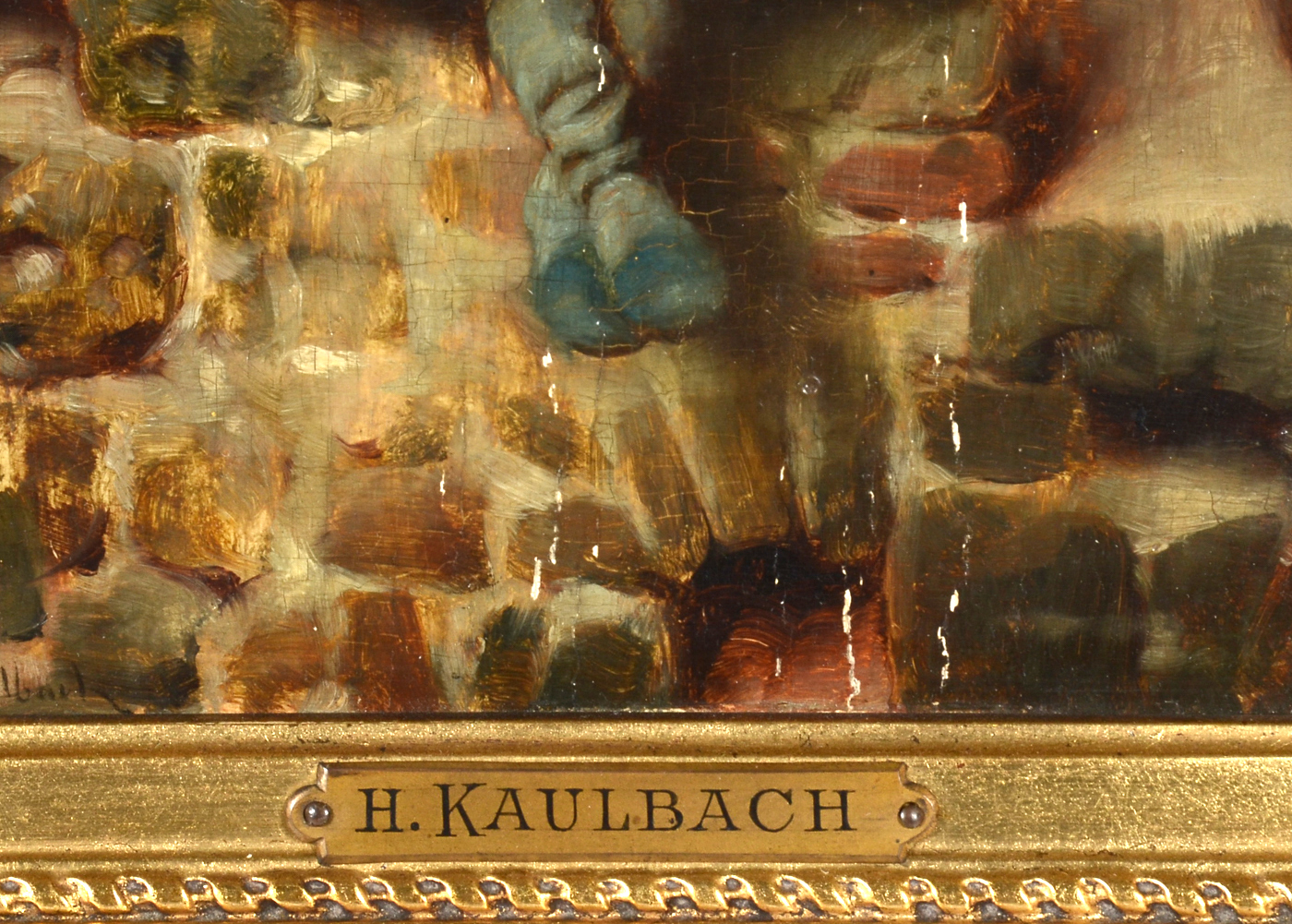 Hermann Kaulbach Original Oil Painting on Board
