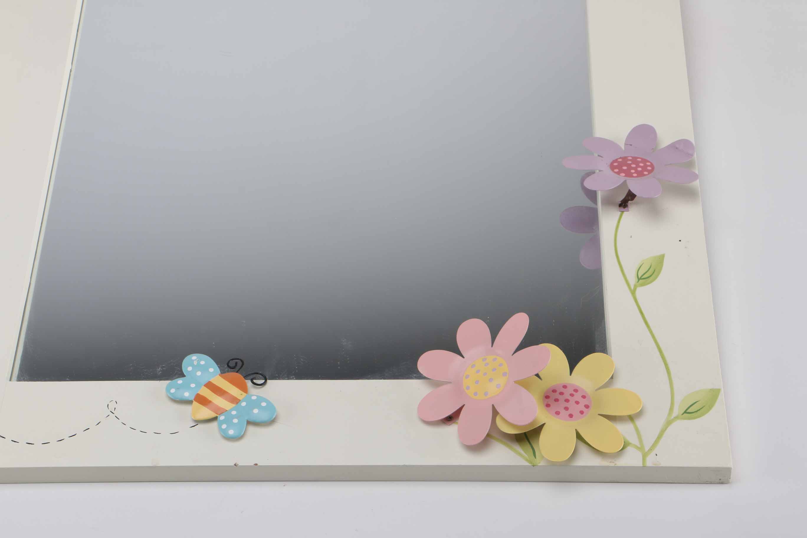 Monkey Nursery Decoration and Flower Mirror