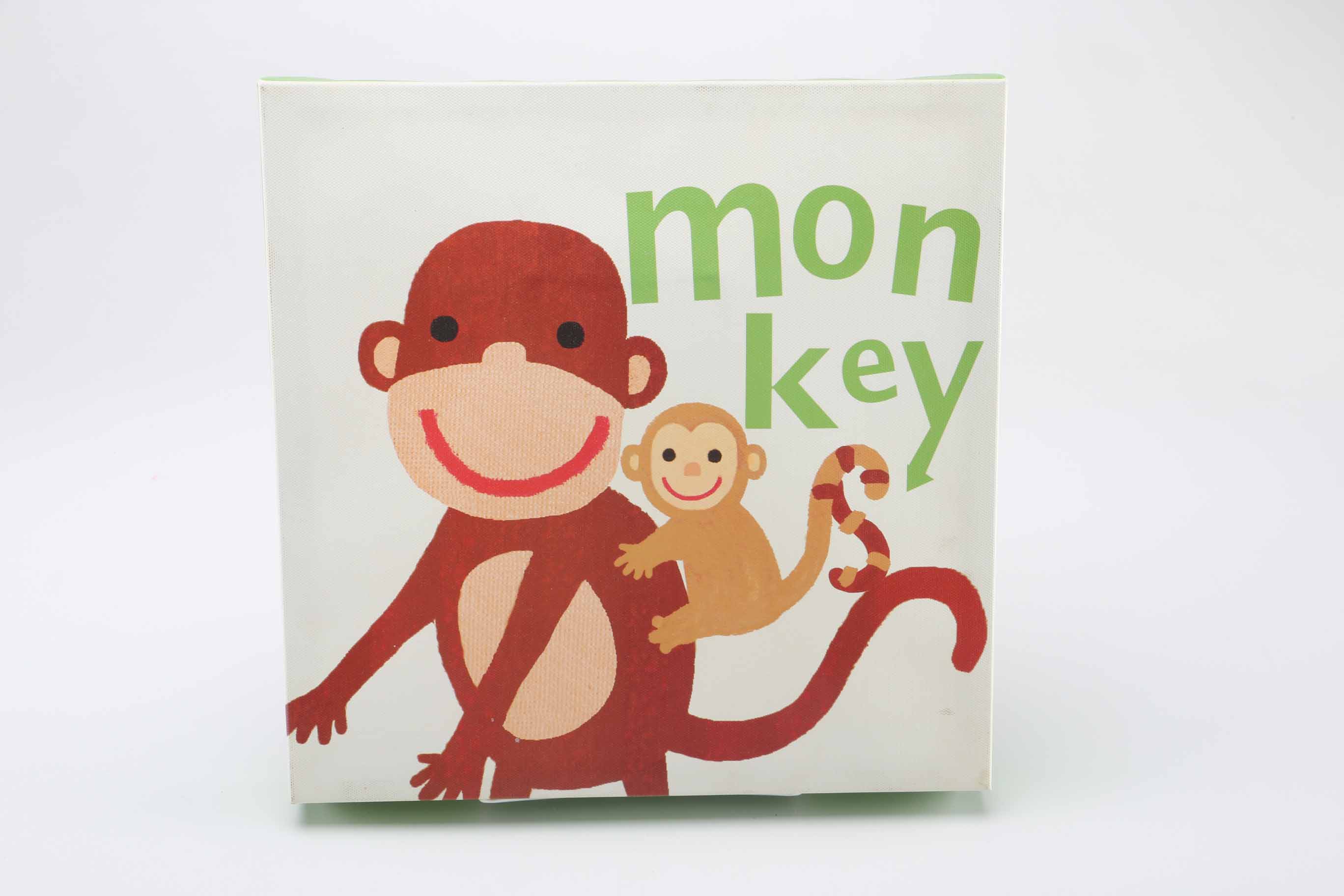 Monkey Nursery Decoration and Flower Mirror