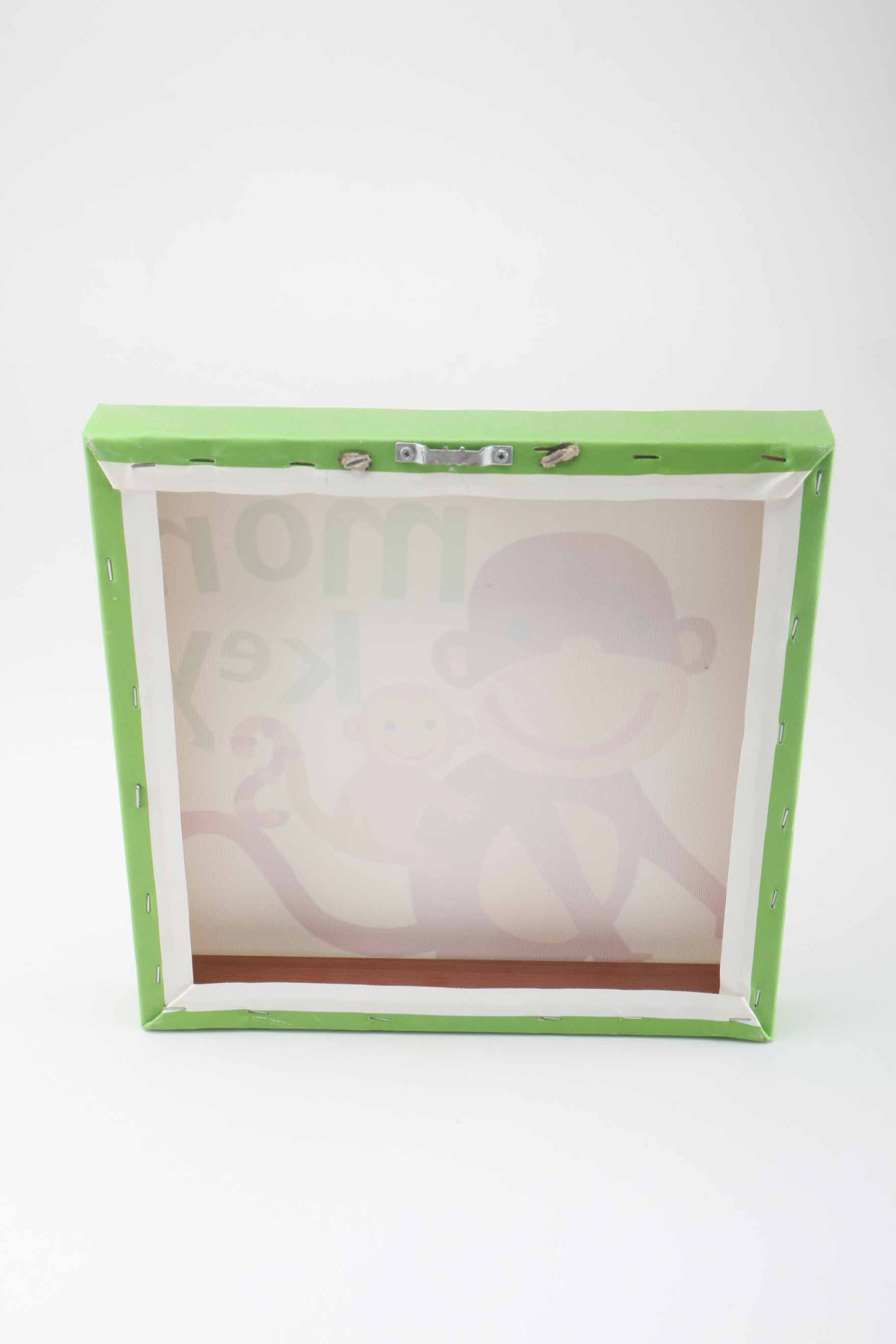 Monkey Nursery Decoration and Flower Mirror