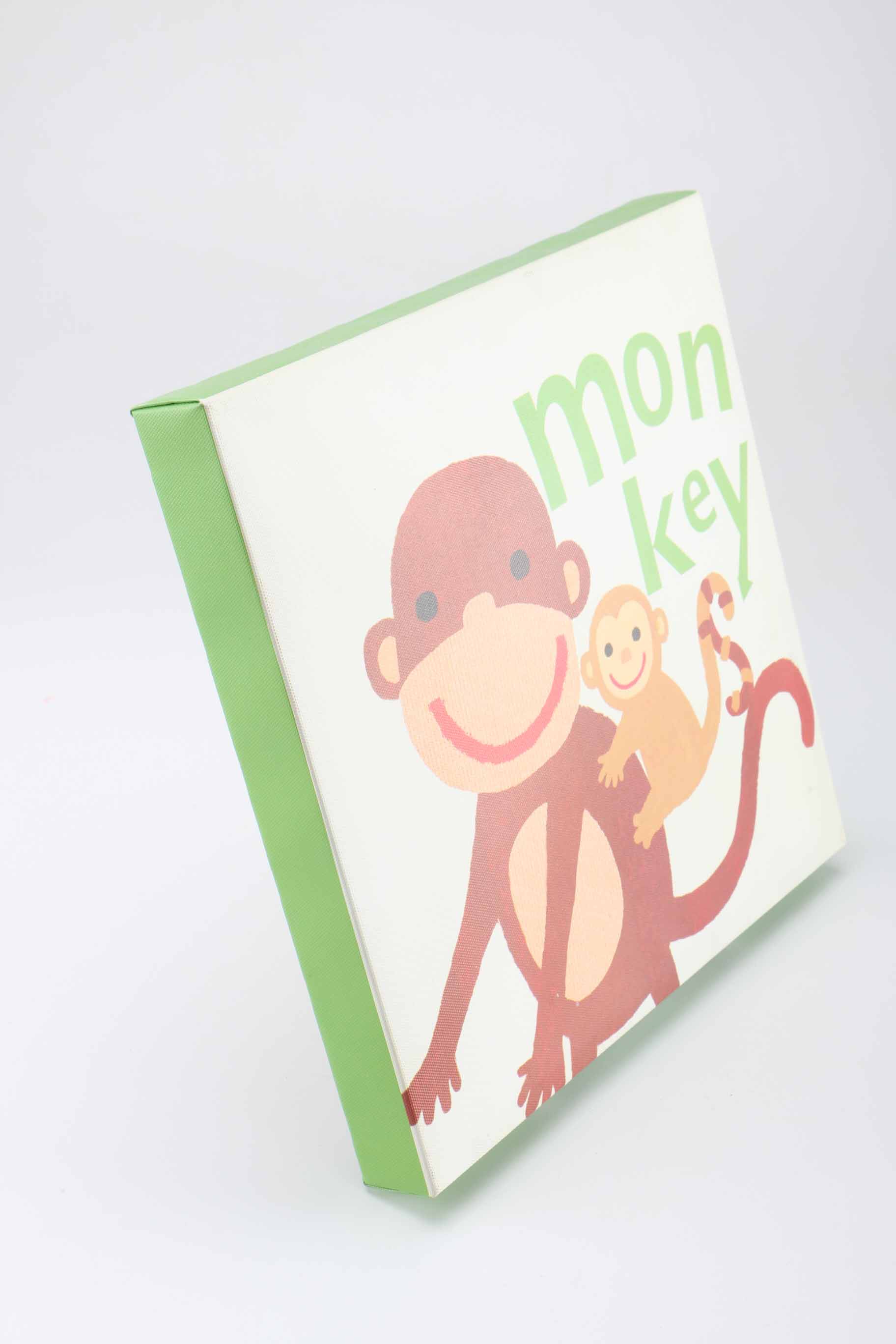 Monkey Nursery Decoration and Flower Mirror