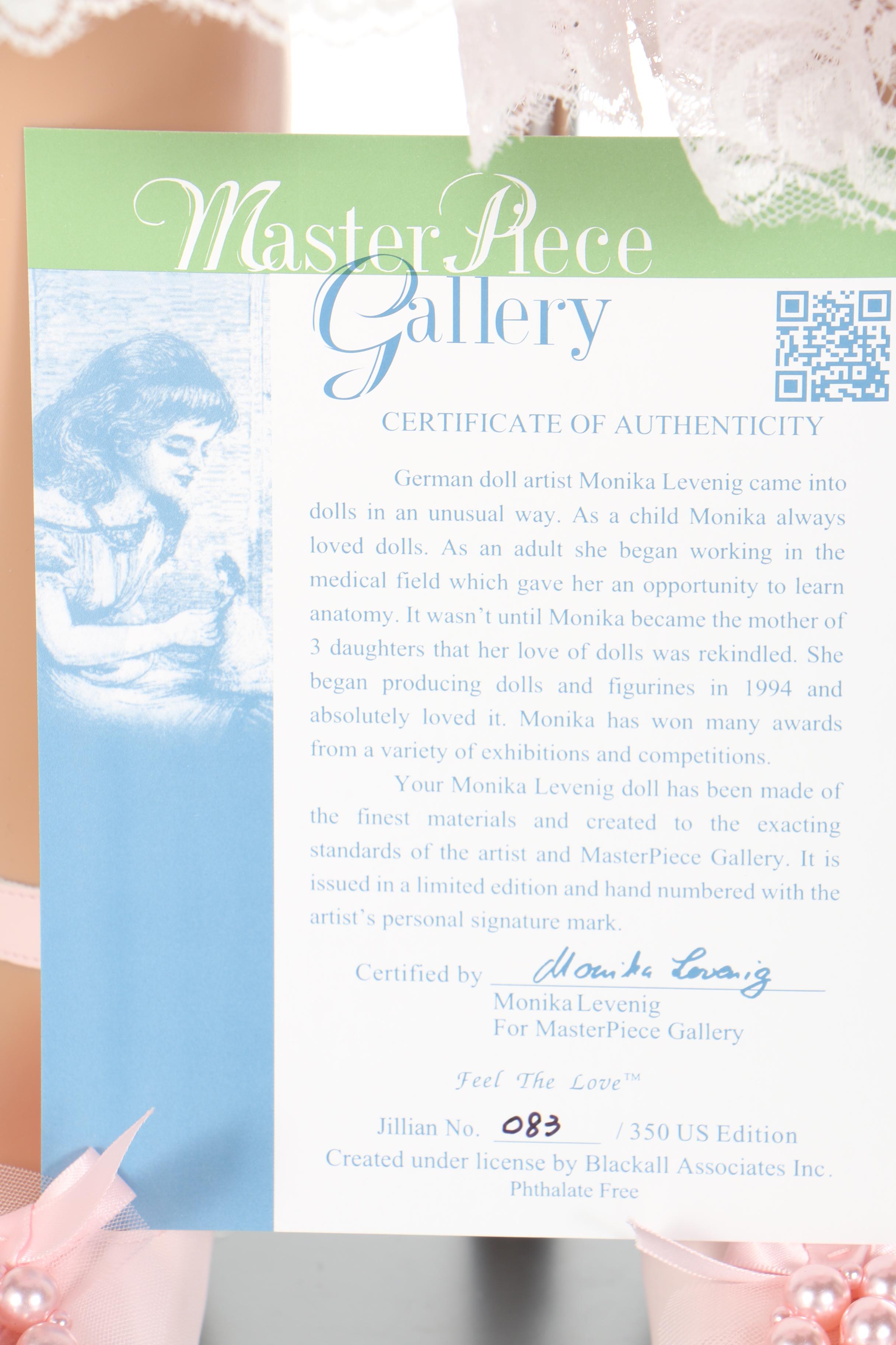 Limited Edition Masterpiece Dolls Monika Levenig Jillian Brunette