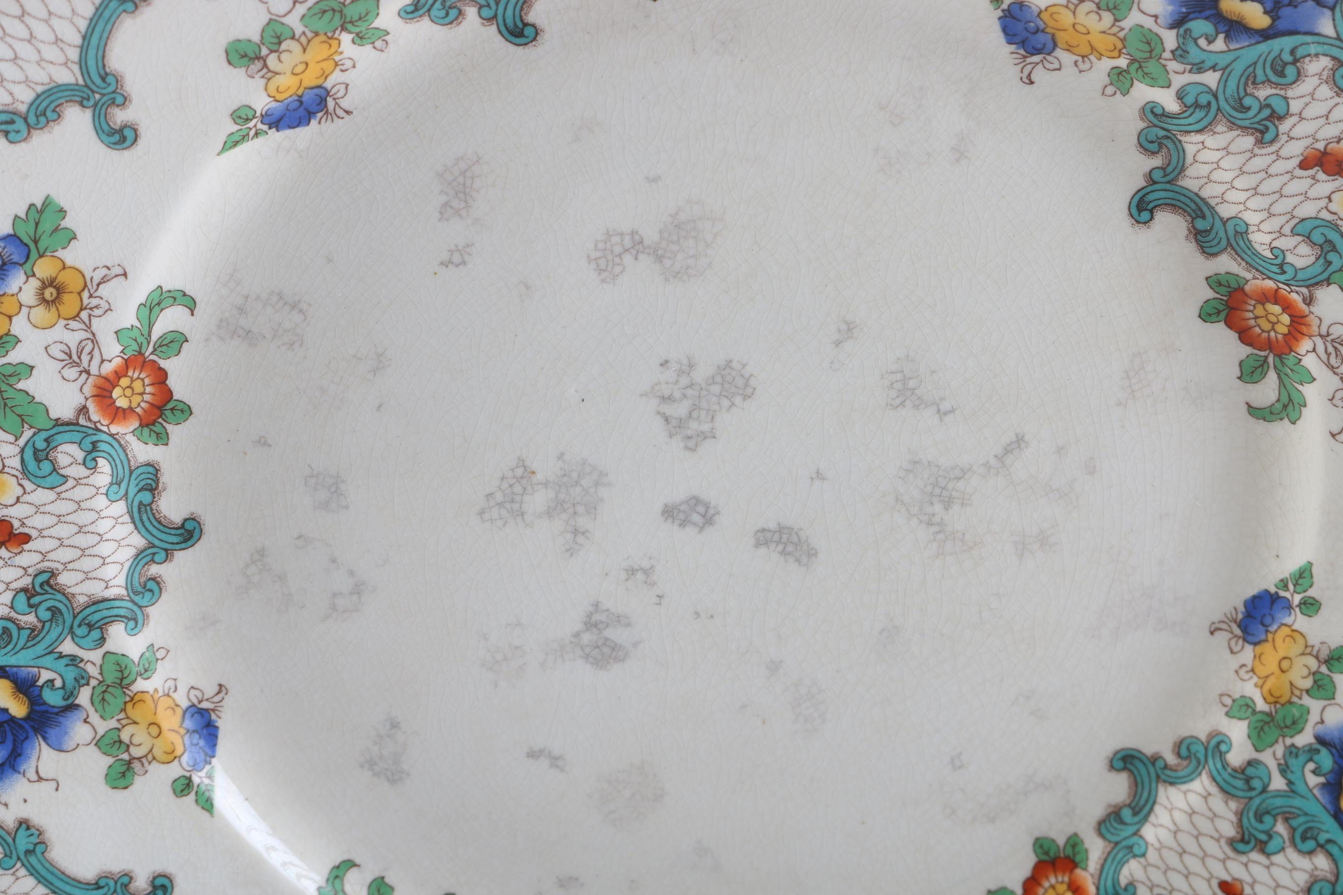 Royal Cauldon "Victoria" China Dinner Plates