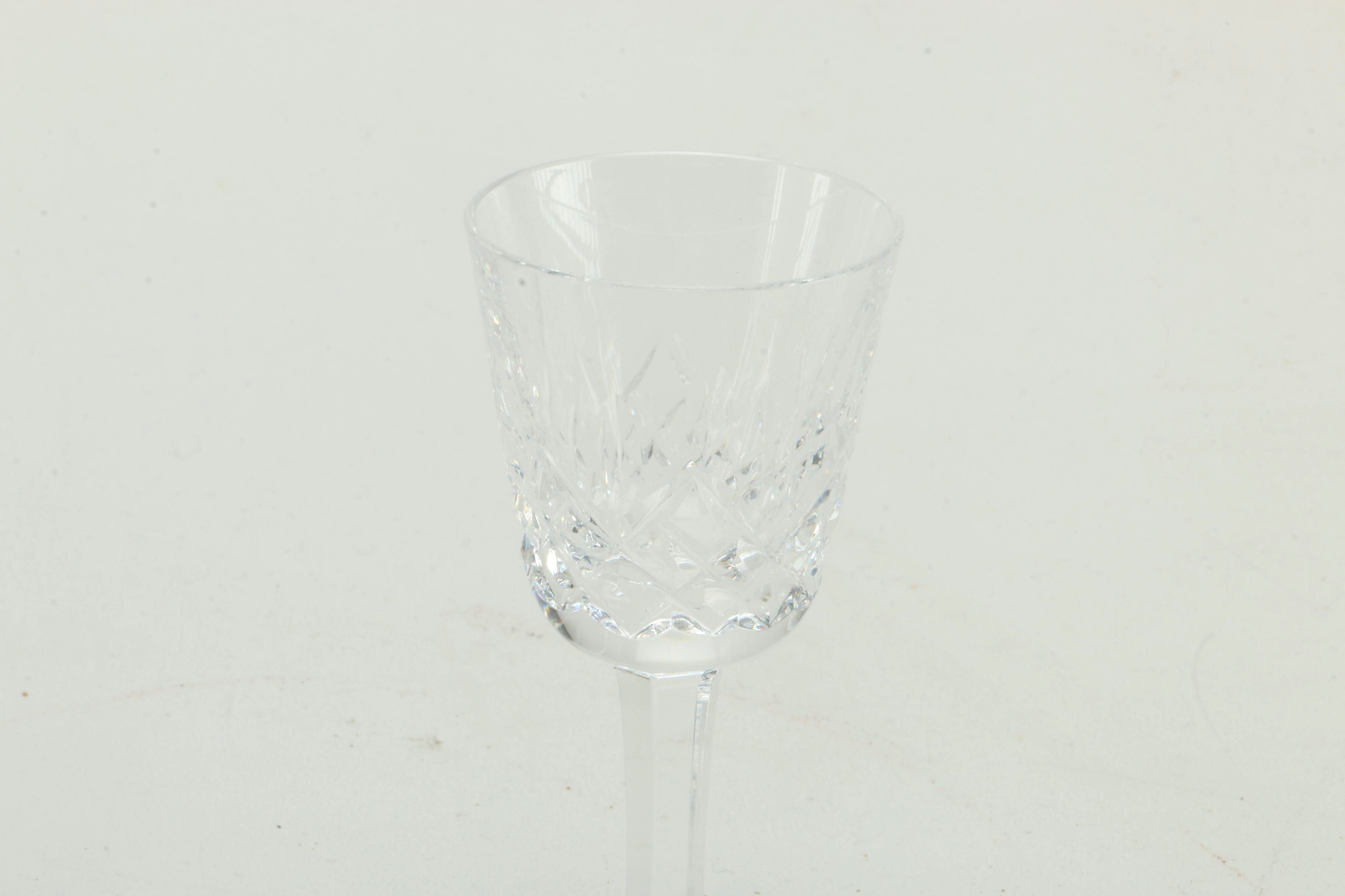 Waterford "Lismore" Crystal Port Wine Glasses