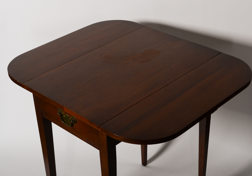 Henkel-Harris Cherry Drop Leaf Side Table