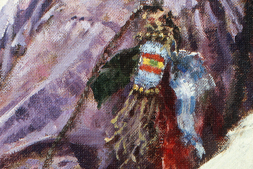 Howard Terpning Limited Edition Giclee on Canvas "Long Shot"