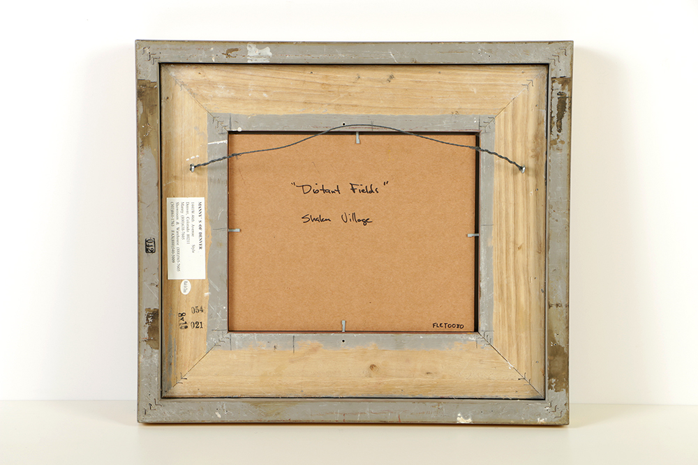 Bill Fletcher Oil Painting on Canvas Board "Distant Fields"