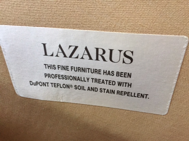 Plush Fabric Sofa by Barclay Furniture Co.