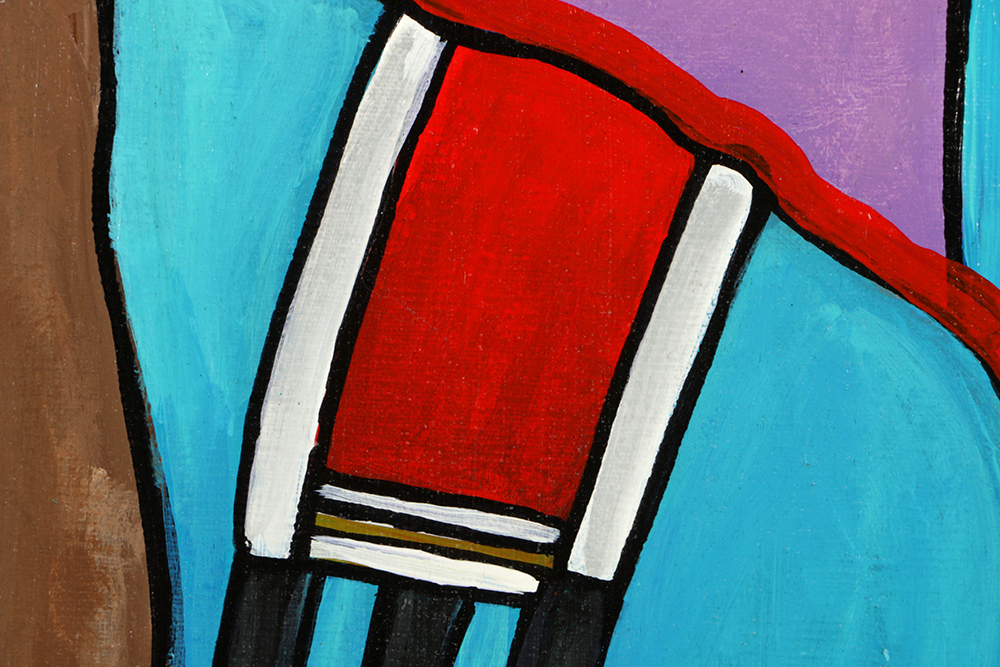 DG House Acrylic Painting on Canvas "Returning the Gift"