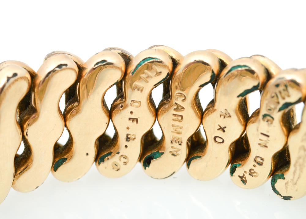 Vintage Gold Tone Costume Jewelery