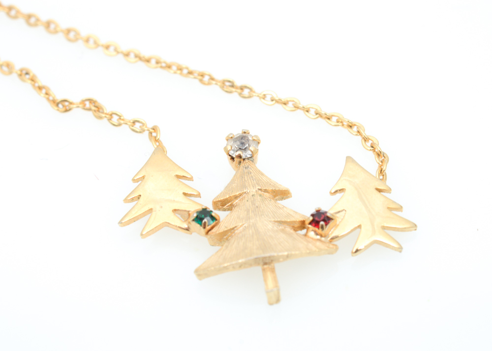 Vintage Gold Tone Costume Jewelery