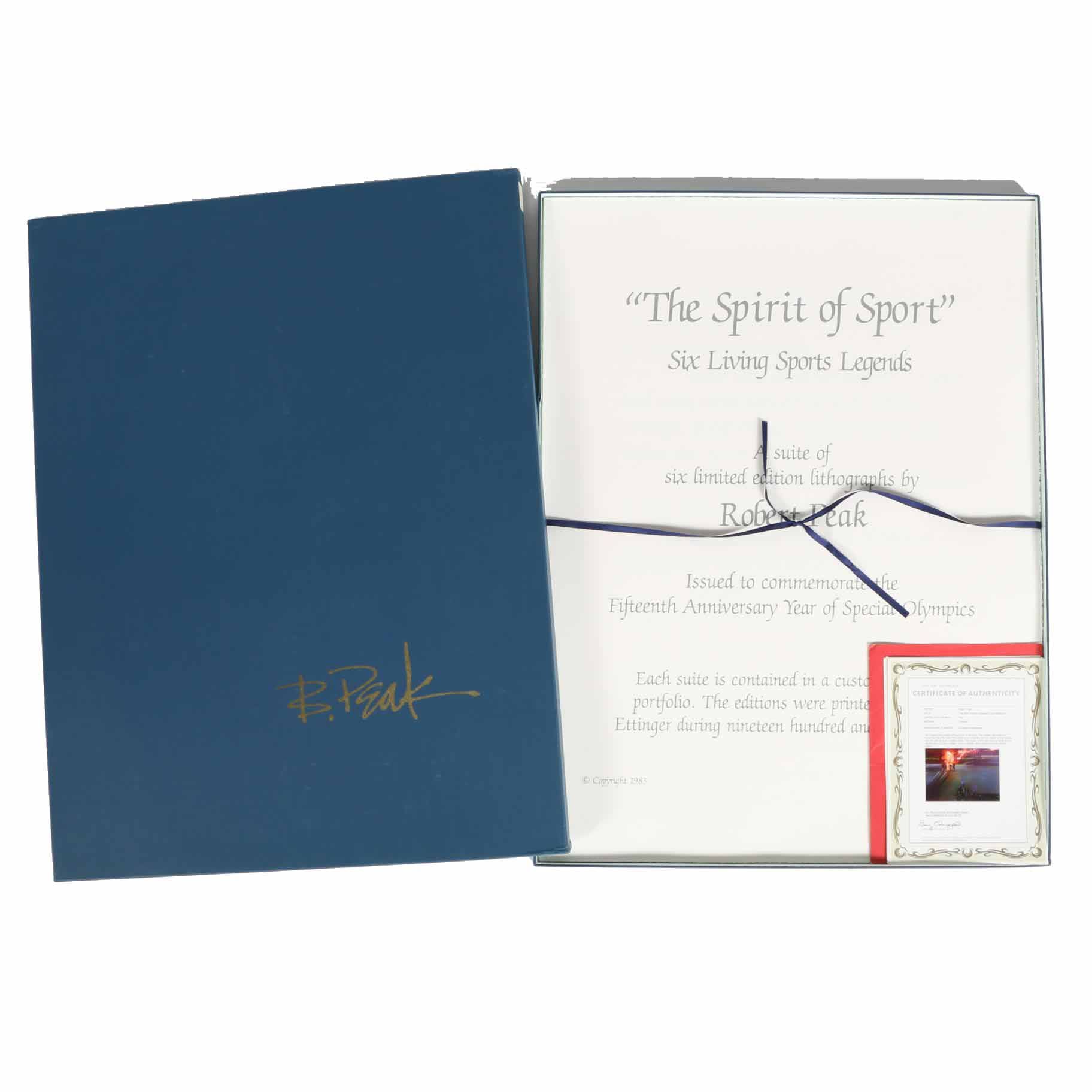 Robert Peak Limited Edition Lithographs "The Spirit of Sport"