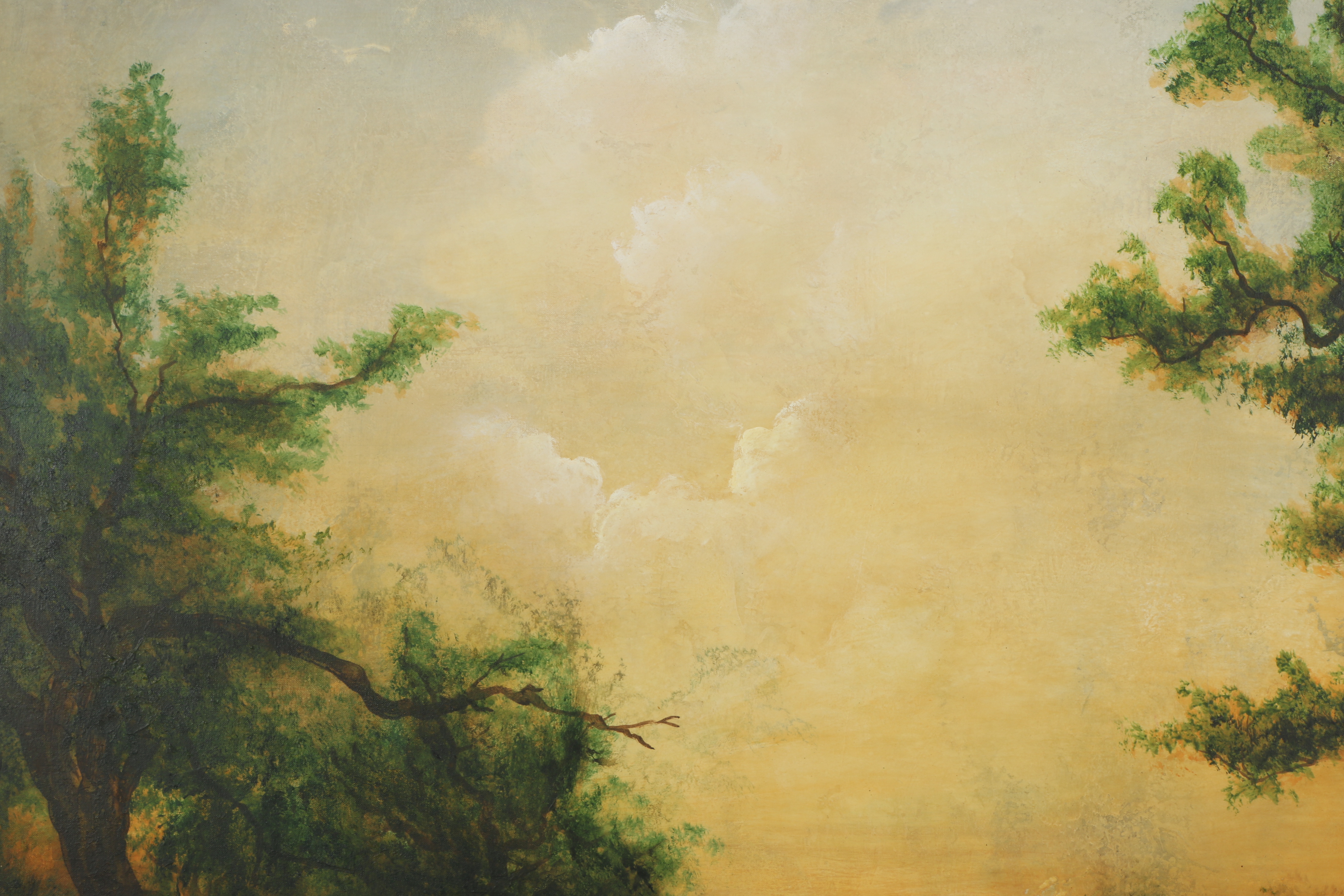 Kevin Sloan 1994 Painting "Summer In Hiding"