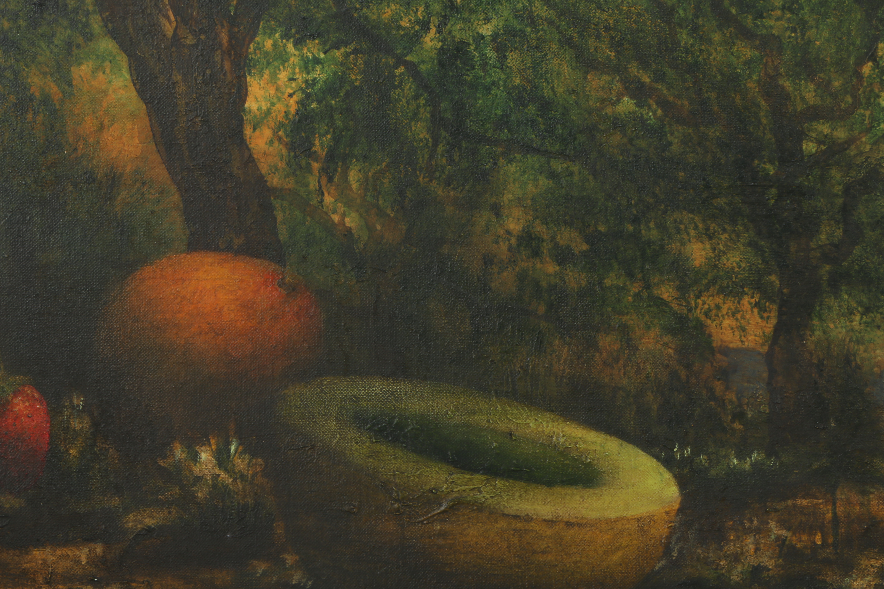 Kevin Sloan 1994 Painting "Summer In Hiding"