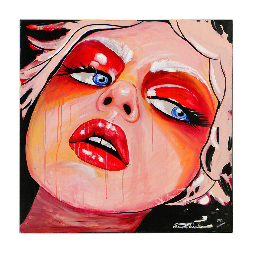 Sarah Sandin Acrylic on Canvas Painting "Stoya"