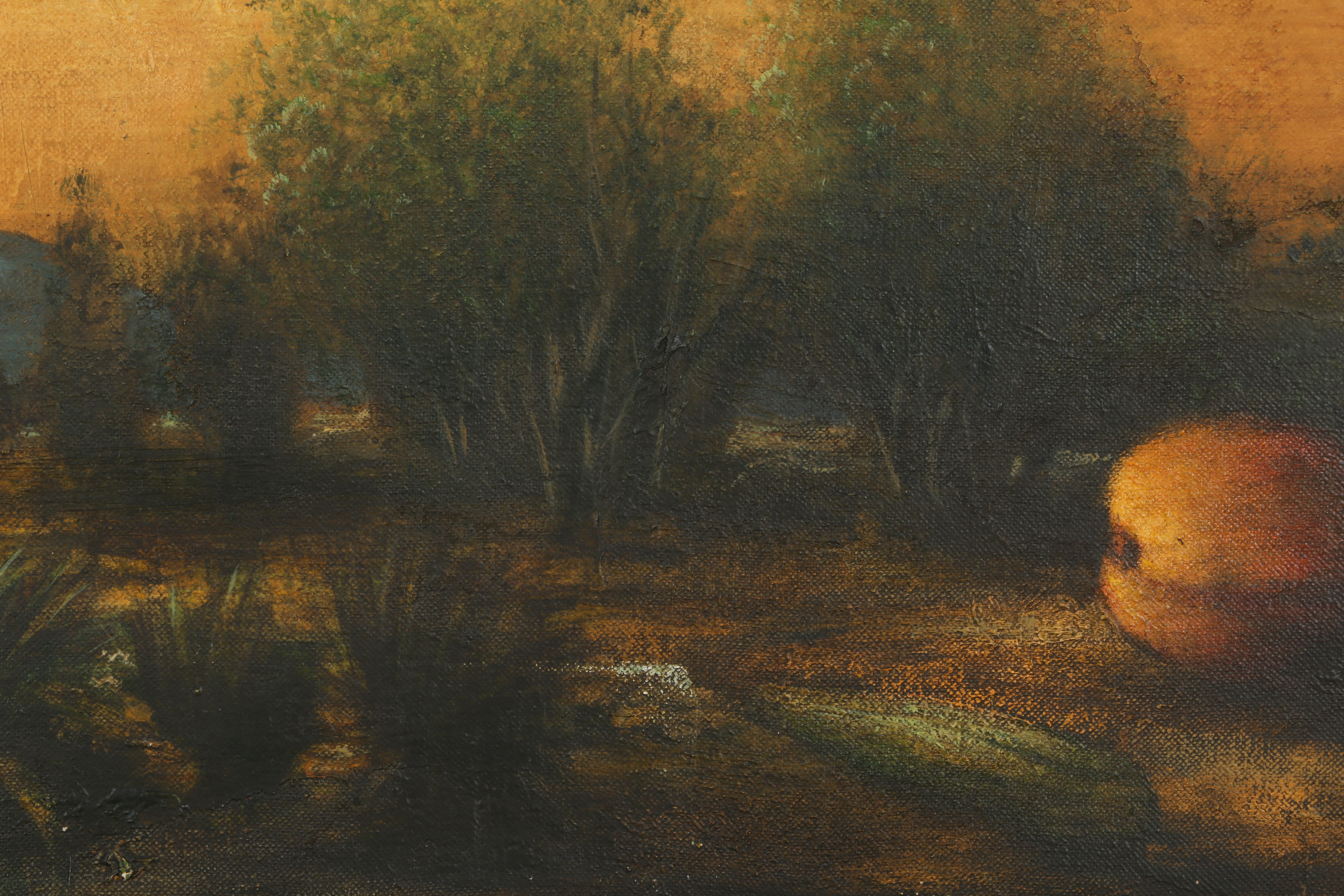 Kevin Sloan 1994 Painting "Summer In Hiding"