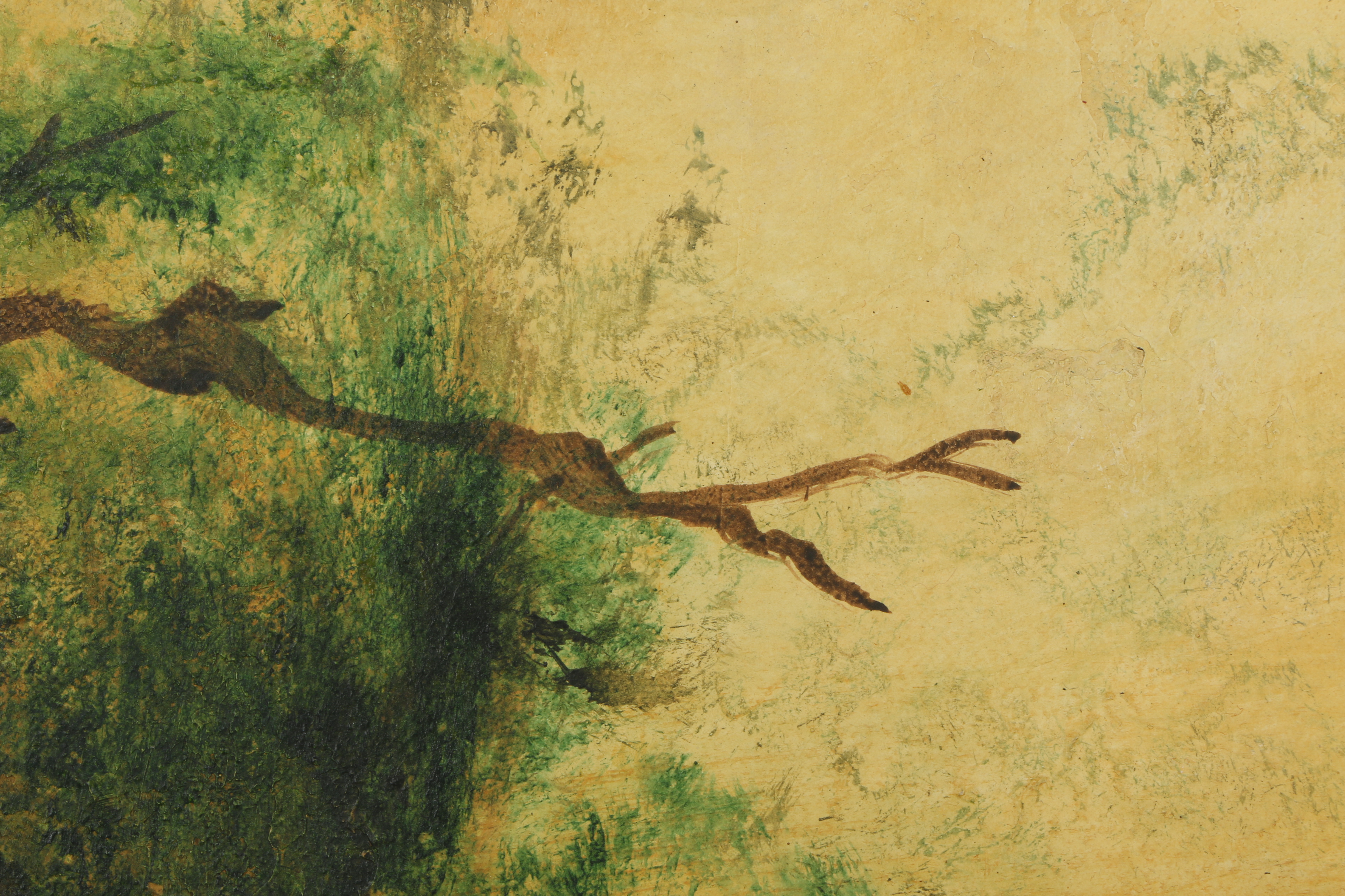 Kevin Sloan 1994 Painting "Summer In Hiding"