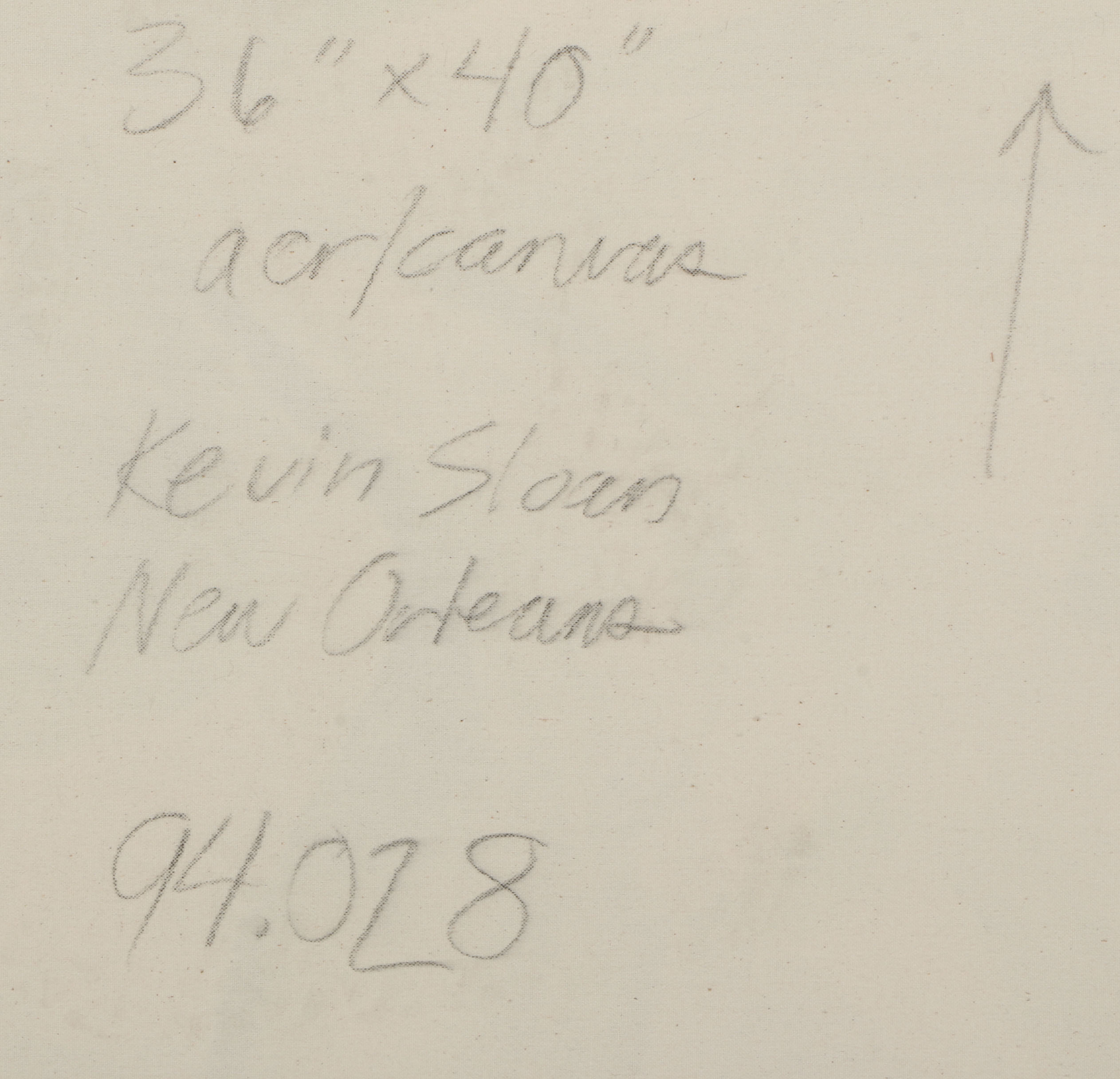 Kevin Sloan 1994 Painting "Summer In Hiding"