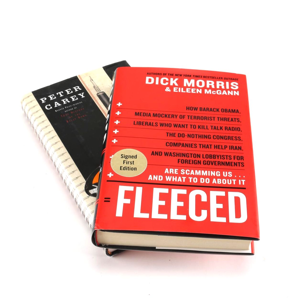 Signed "My Life as a Fake" and "Fleeced"