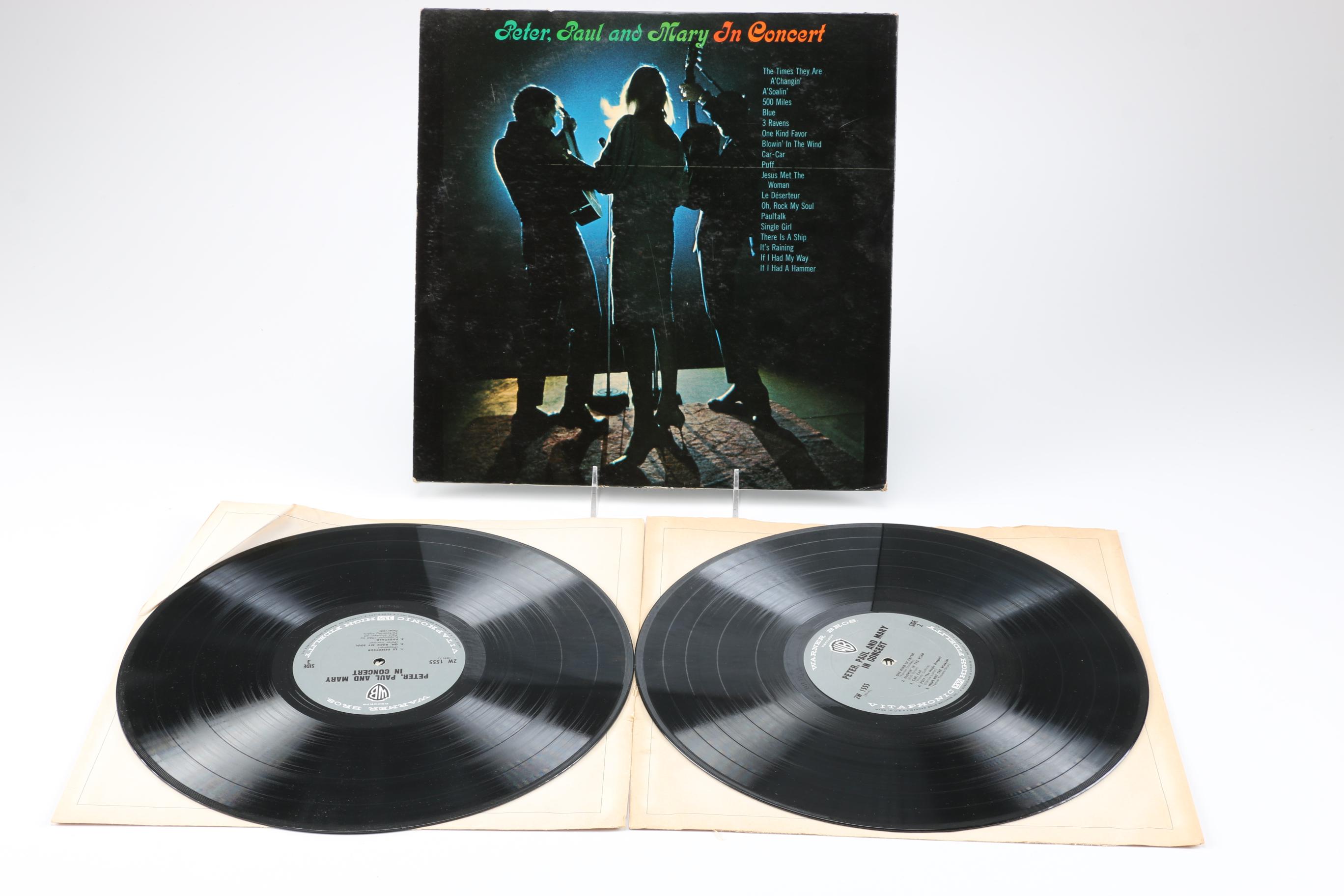 Vintage Peter Paul and Mary LPs