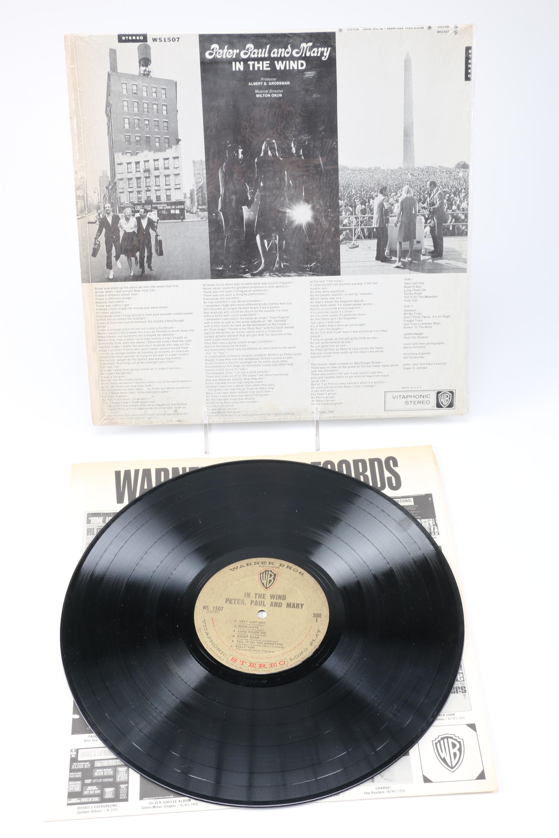 Vintage Peter Paul and Mary LPs