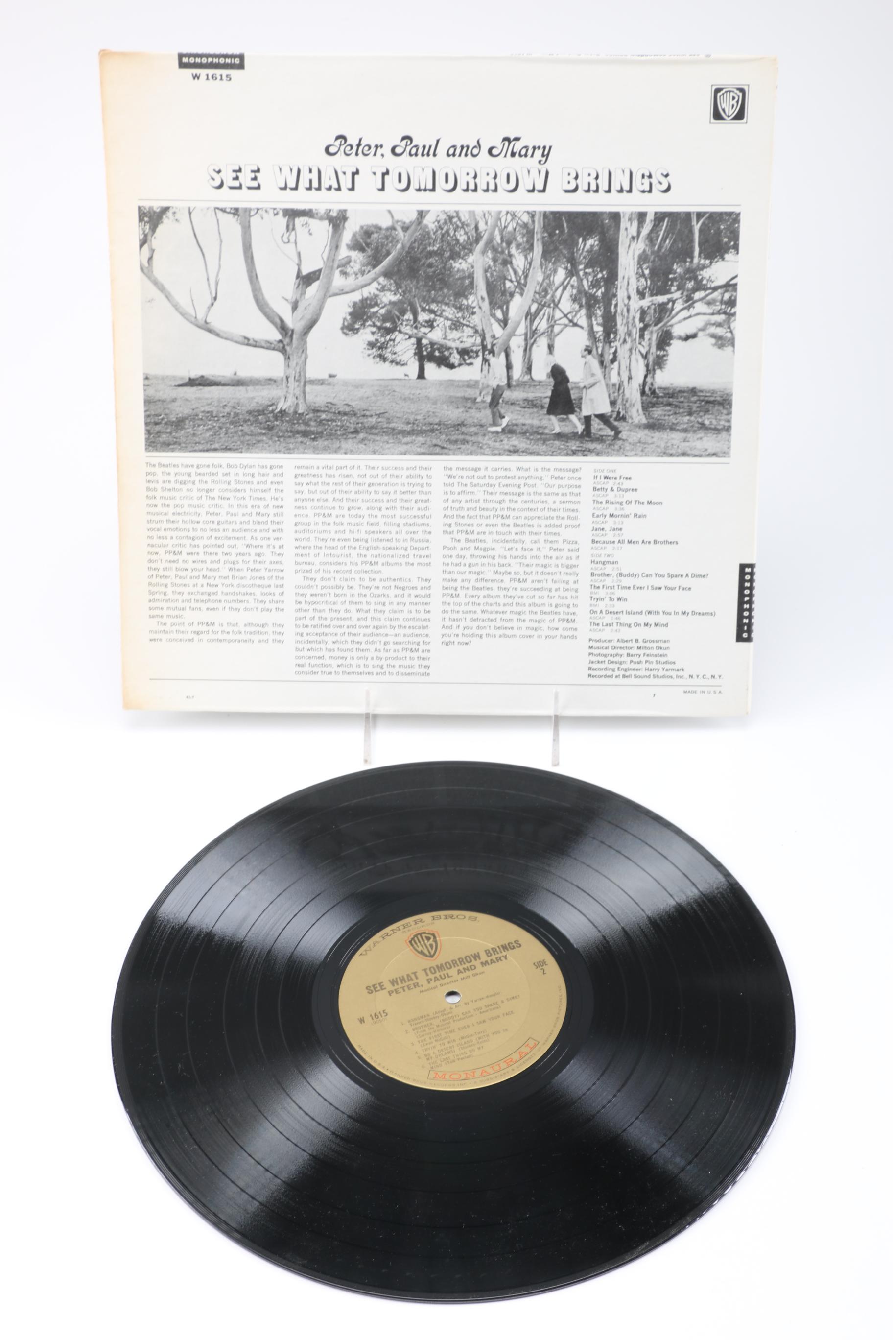 Vintage Peter Paul and Mary LPs