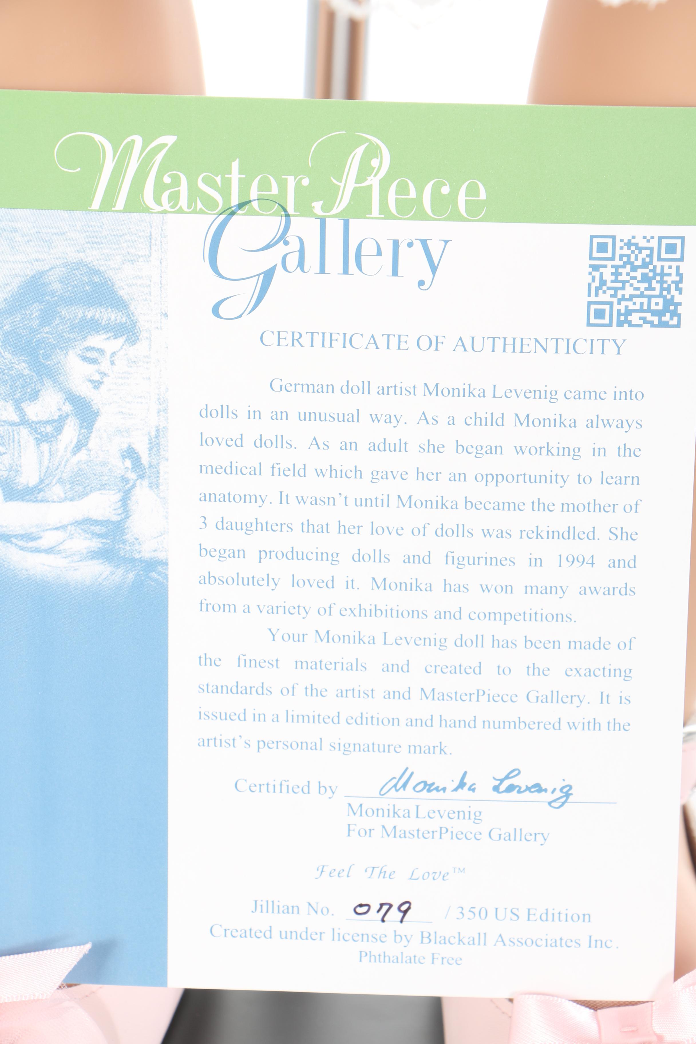 2015 Limited Edition Monika Levenig "Jillian" Doll for MasterPiece Gallery