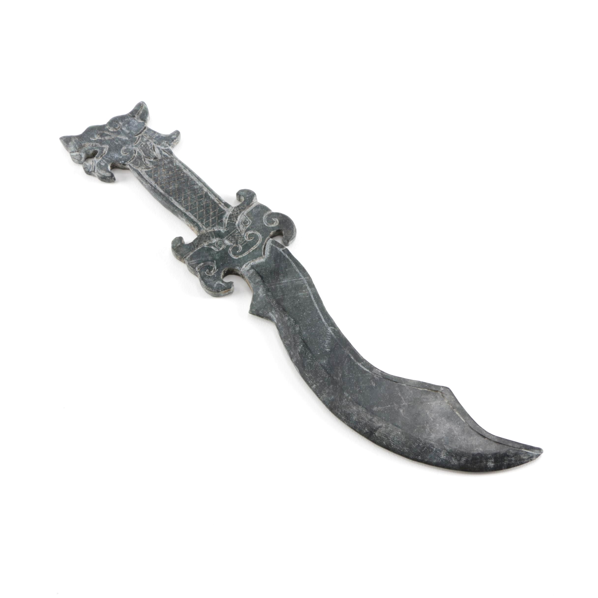 Serpentine Chinese Stone Knife