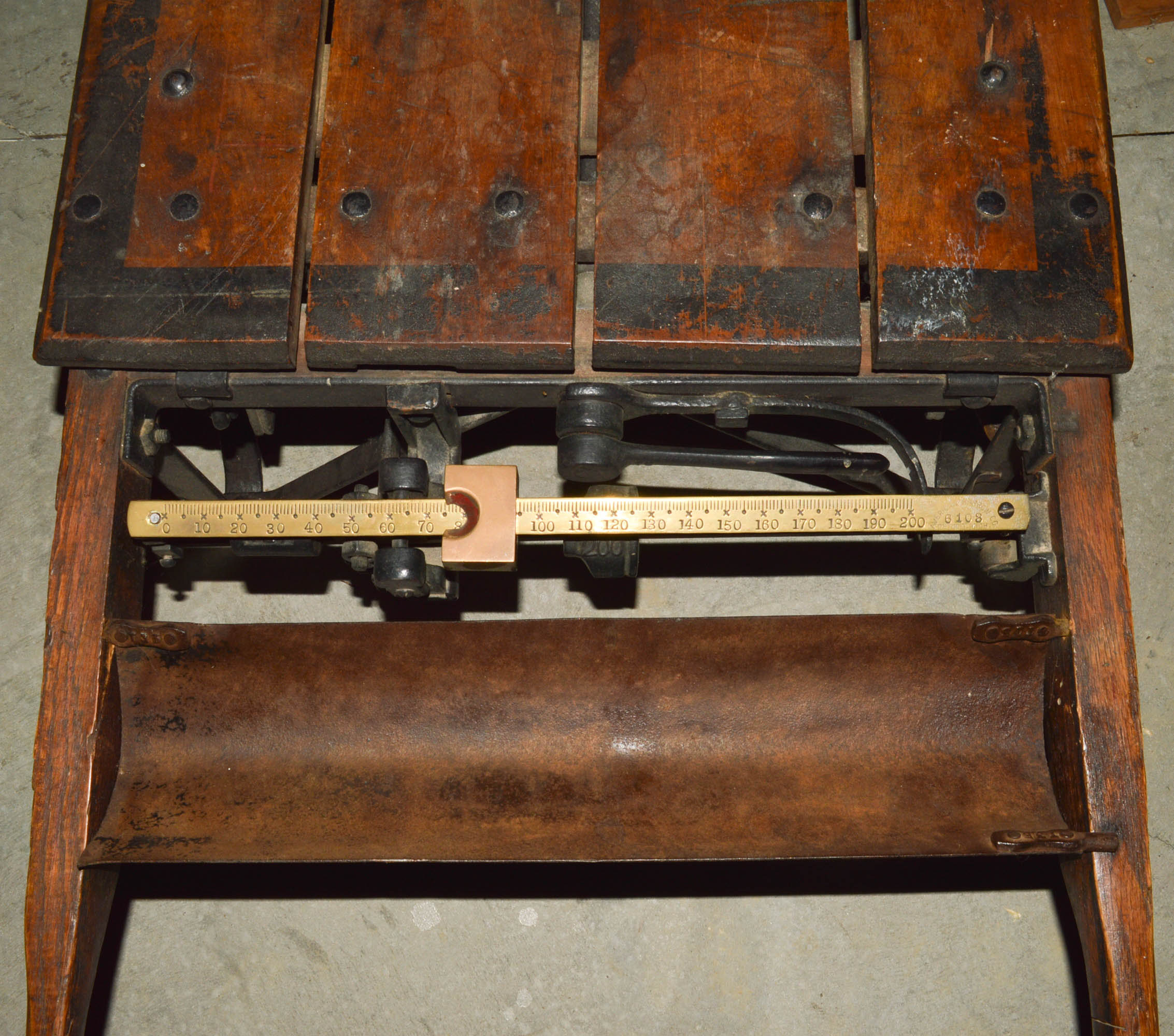 Antique American Stimpson Standard Scale Co. Grain Scale