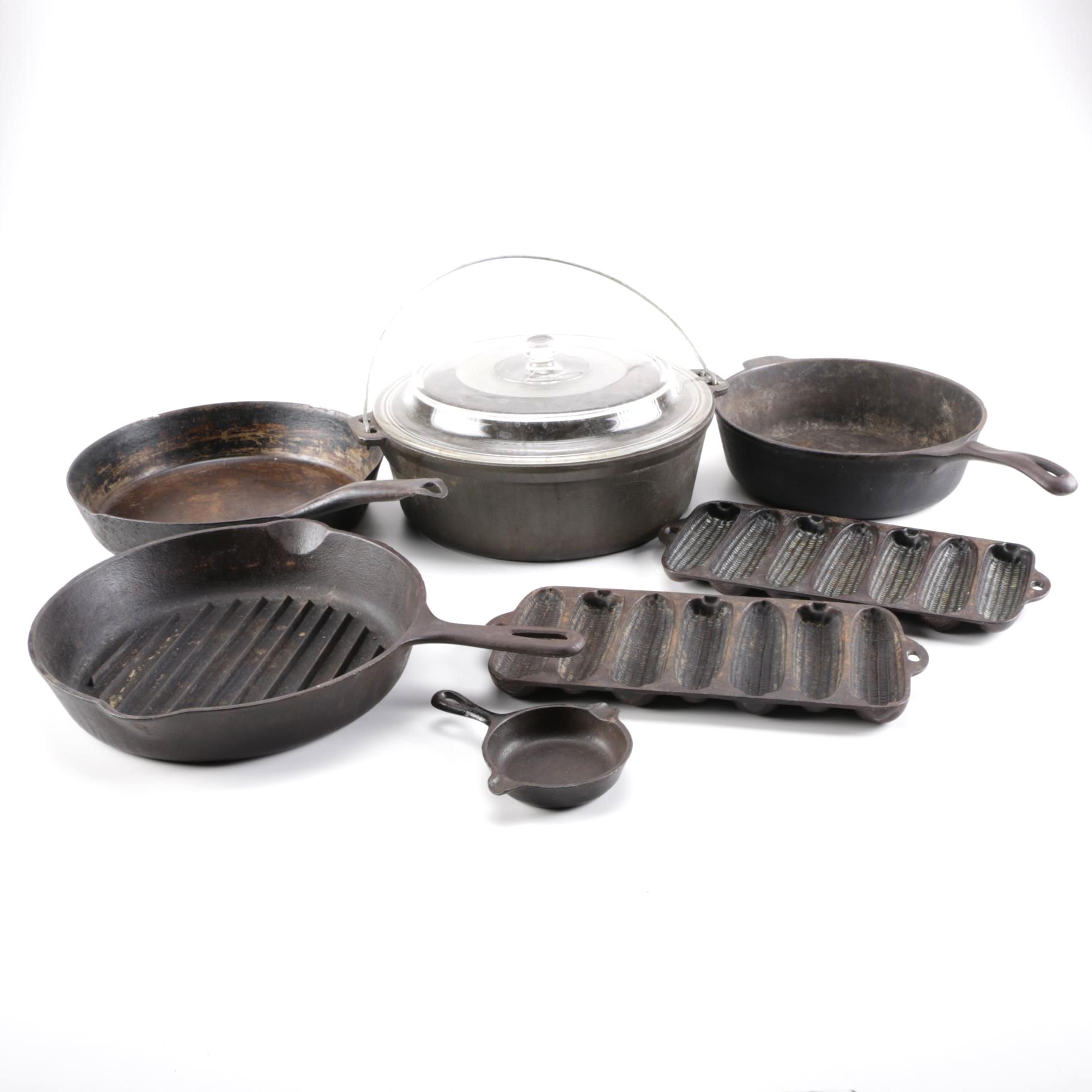 Cast Iron Dishes Featuring Wagner